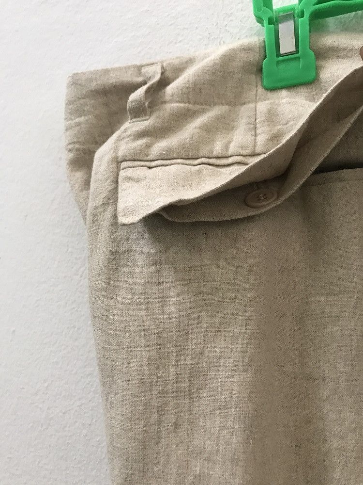 Japanese Brand × Lui's Linen Drawstring Hem Cargo Trouser Pant Size US 34 / EU 50 - 15 Thumbnail