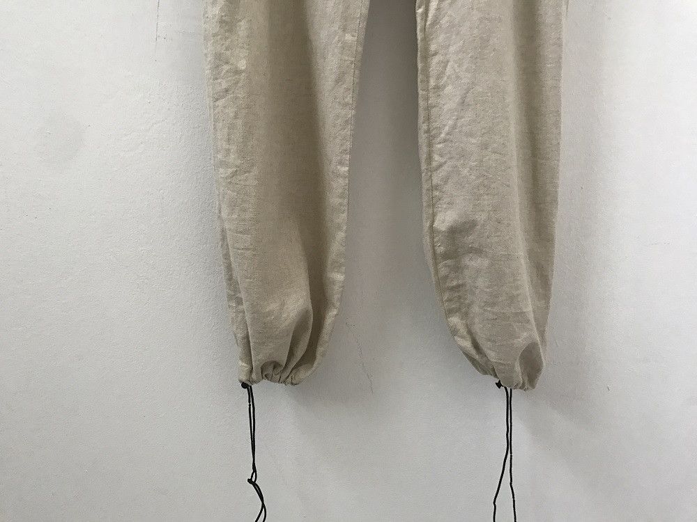 Japanese Brand × Lui's Linen Drawstring Hem Cargo Trouser Pant Size US 34 / EU 50 - 5 Thumbnail