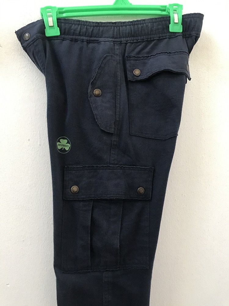 Hysteric Glamour × Japanese Brand Vintage HG Stretchable Waist Drawstring Hem Cargo Trouser Size US 29 - 15 Thumbnail