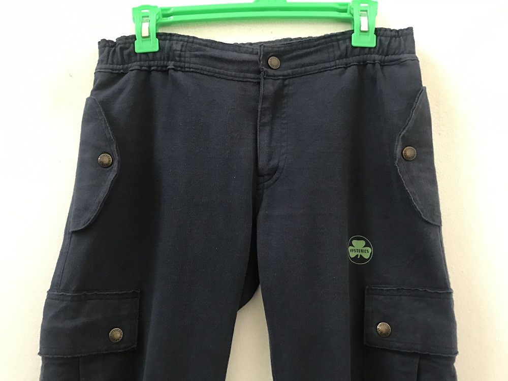 Hysteric Glamour × Japanese Brand Vintage HG Stretchable Waist Drawstring Hem Cargo Trouser Size US 29 - 3 Thumbnail