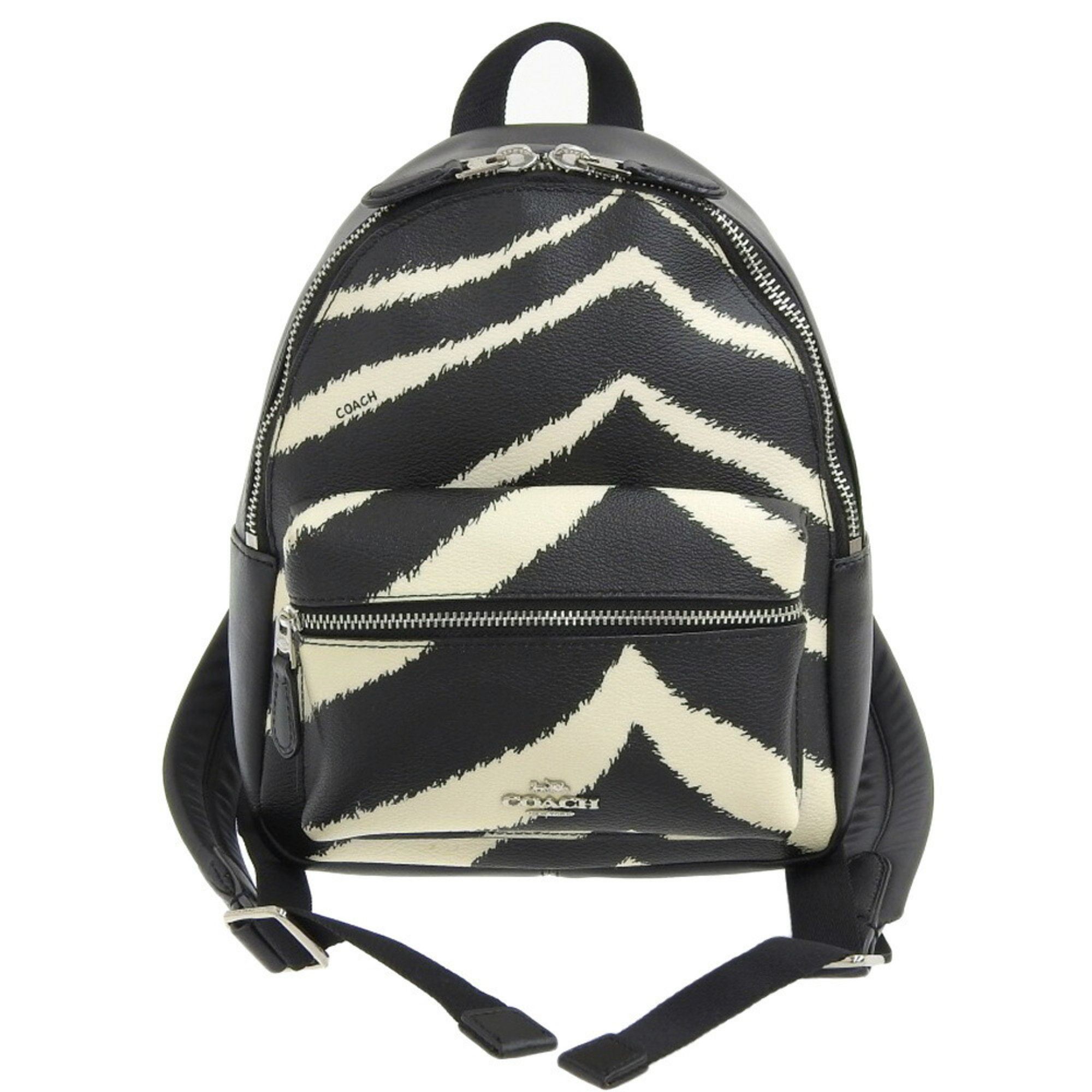 Coach Coach backpack rucksack zebra pattern black white | Grailed