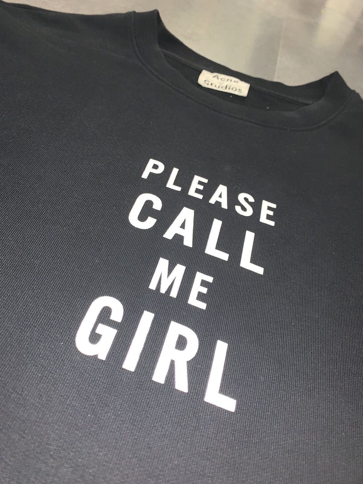 Acne Studios AW15 Acne "Please Call Me Girl" Casey Girl Crewneck Size US M / EU 48-50 / 2 - 10 Thumbnail