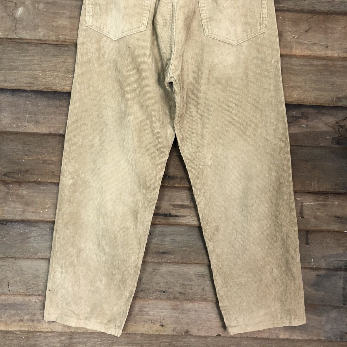 Japanese Brand Bobson Brown Conduroi Denim vintage Pants #5439 Size US 29 - 11 Thumbnail