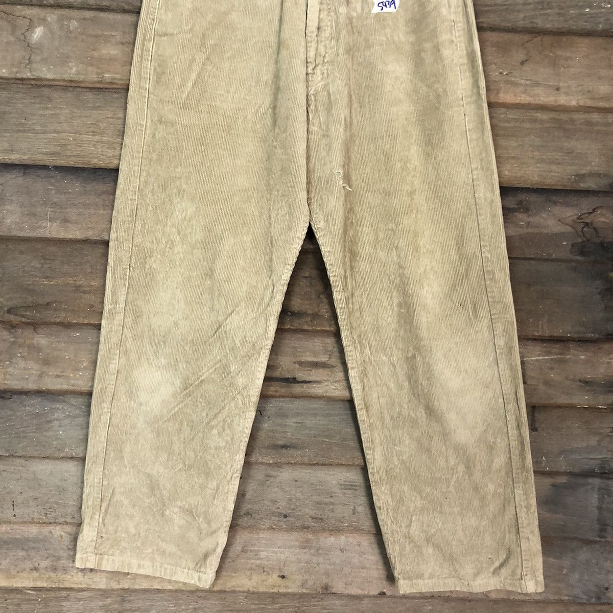 Japanese Brand Bobson Brown Conduroi Denim vintage Pants #5439 Size US 29 - 3 Thumbnail