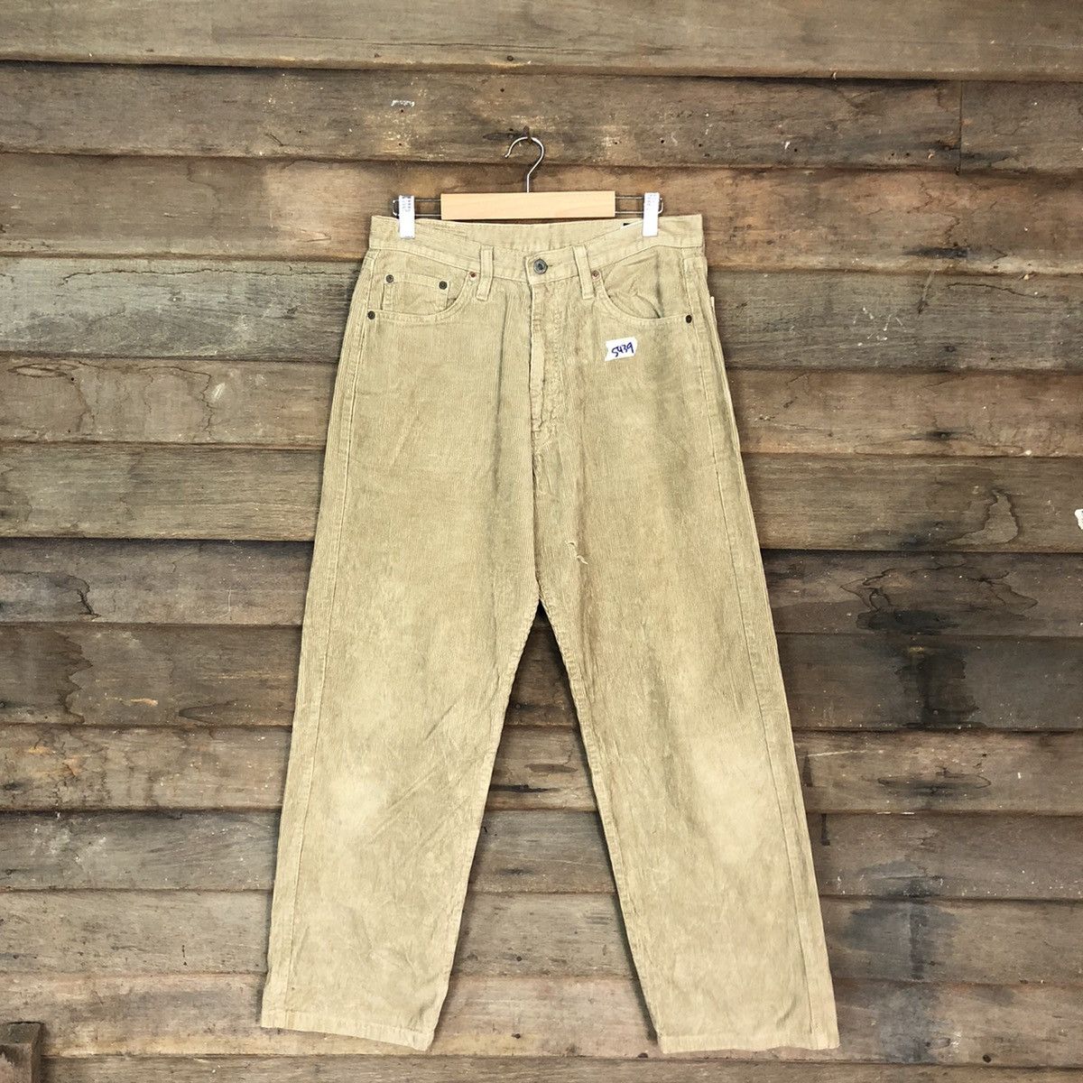 Japanese Brand Bobson Brown Conduroi Denim vintage Pants #5439 Size US 29 - 1 Thumbnail