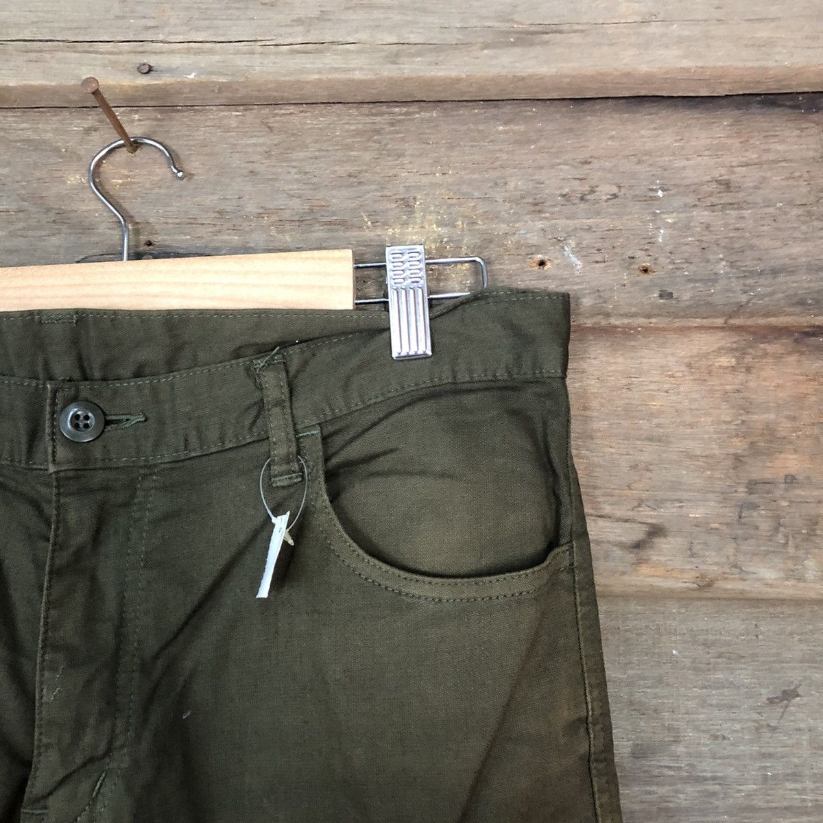 Japanese Brand DLL Japanese Brand Green Cargo Multipocket Pants #1524 Size US 33 - 7 Thumbnail