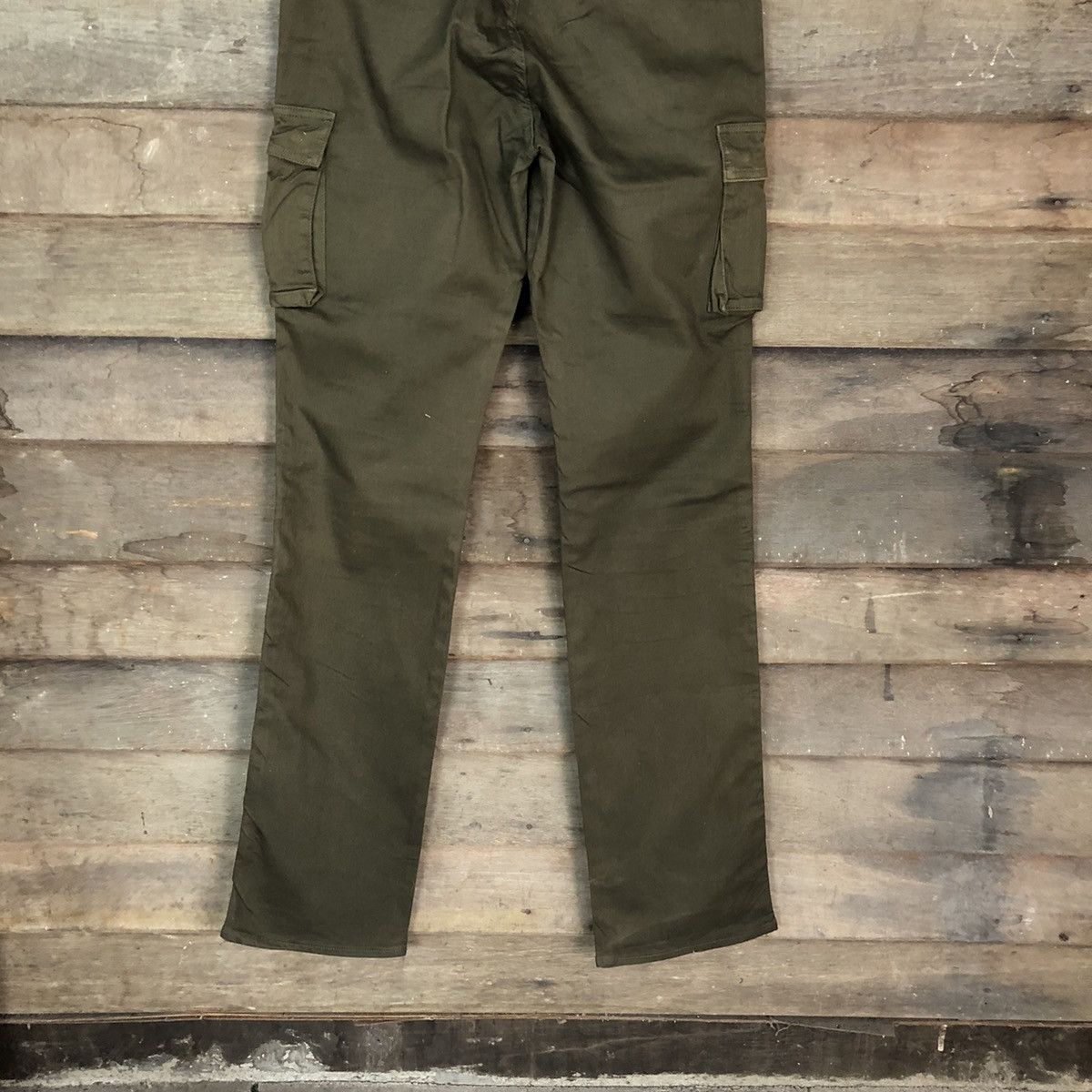 Japanese Brand DLL Japanese Brand Green Cargo Multipocket Pants #1524 Size US 33 - 11 Thumbnail