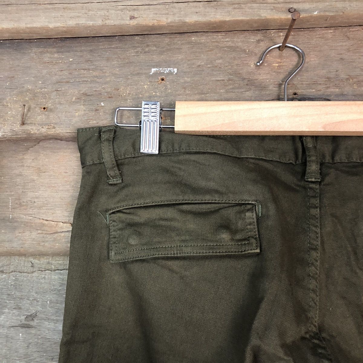 Japanese Brand DLL Japanese Brand Green Cargo Multipocket Pants #1524 Size US 33 - 12 Thumbnail