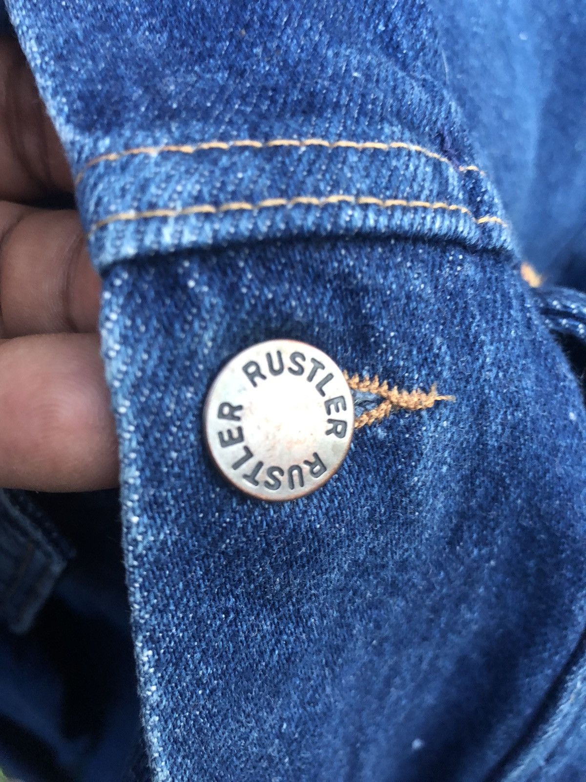 Other Vintage RUSTLER denim jacket/ trucker made in USA Size US XL / EU 56 / 4 - 13 Thumbnail