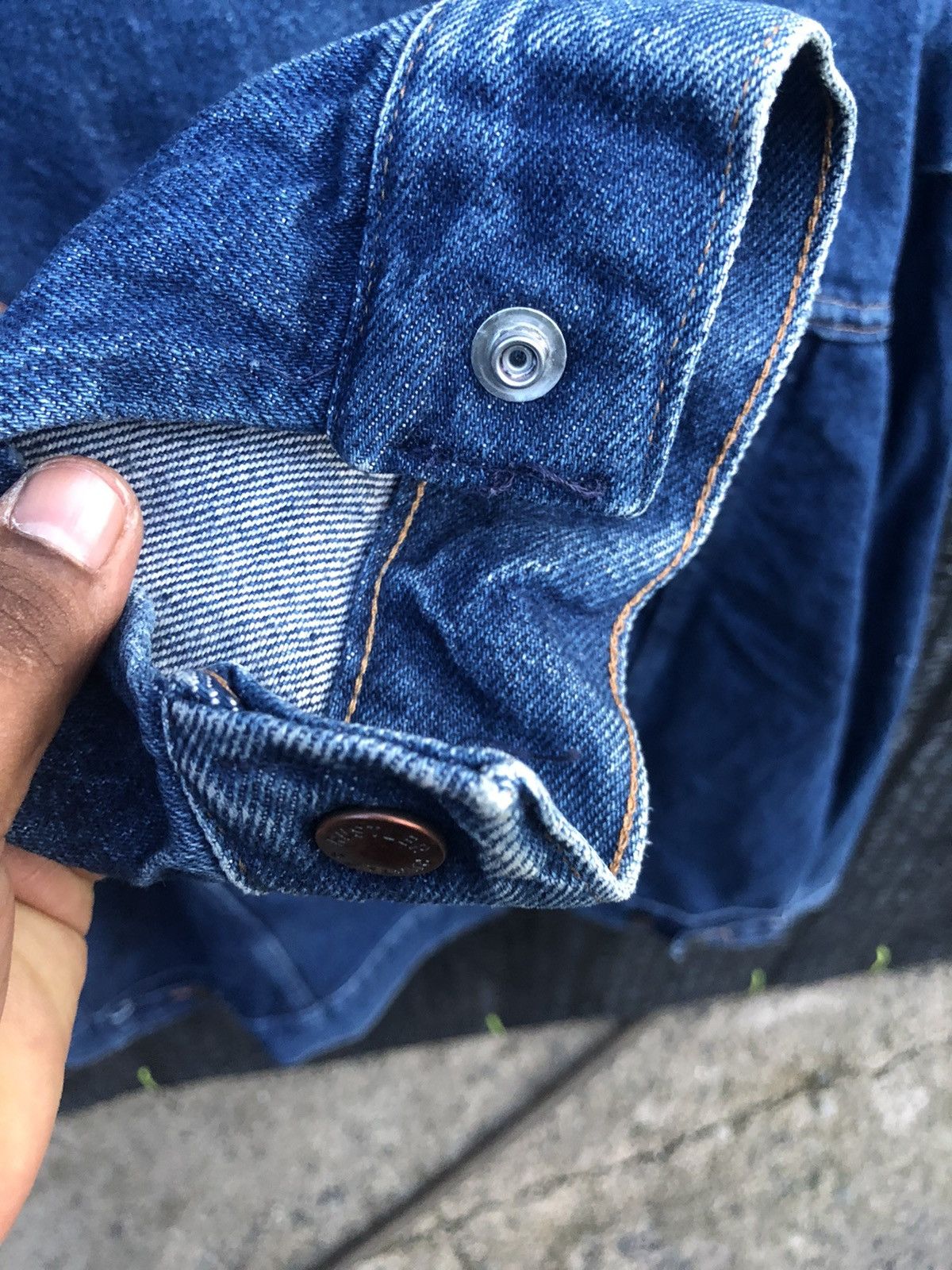 Other Vintage RUSTLER denim jacket/ trucker made in USA Size US XL / EU 56 / 4 - 11 Thumbnail