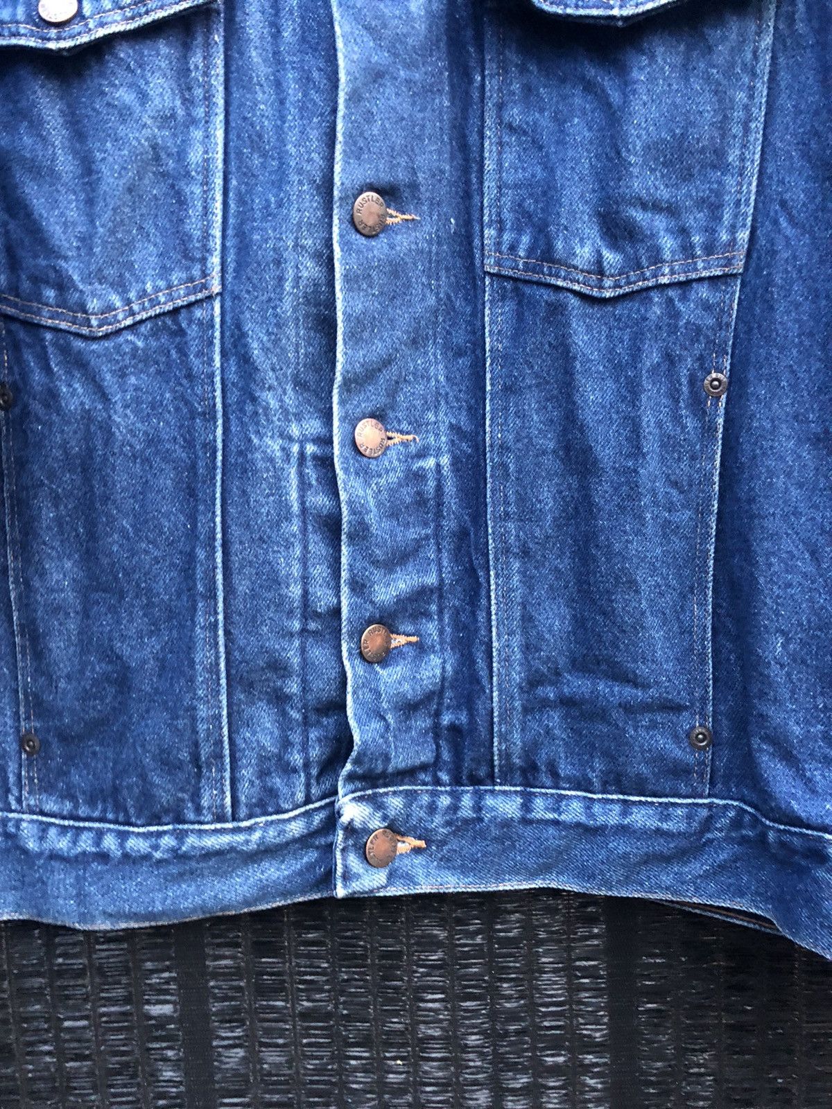 Other Vintage RUSTLER denim jacket/ trucker made in USA Size US XL / EU 56 / 4 - 6 Thumbnail