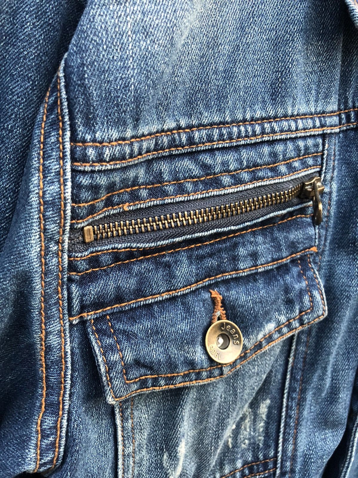 Japanese Brand Unbrand Denim jacket great pattern Size US M / EU 48-50 / 2 - 5 Thumbnail