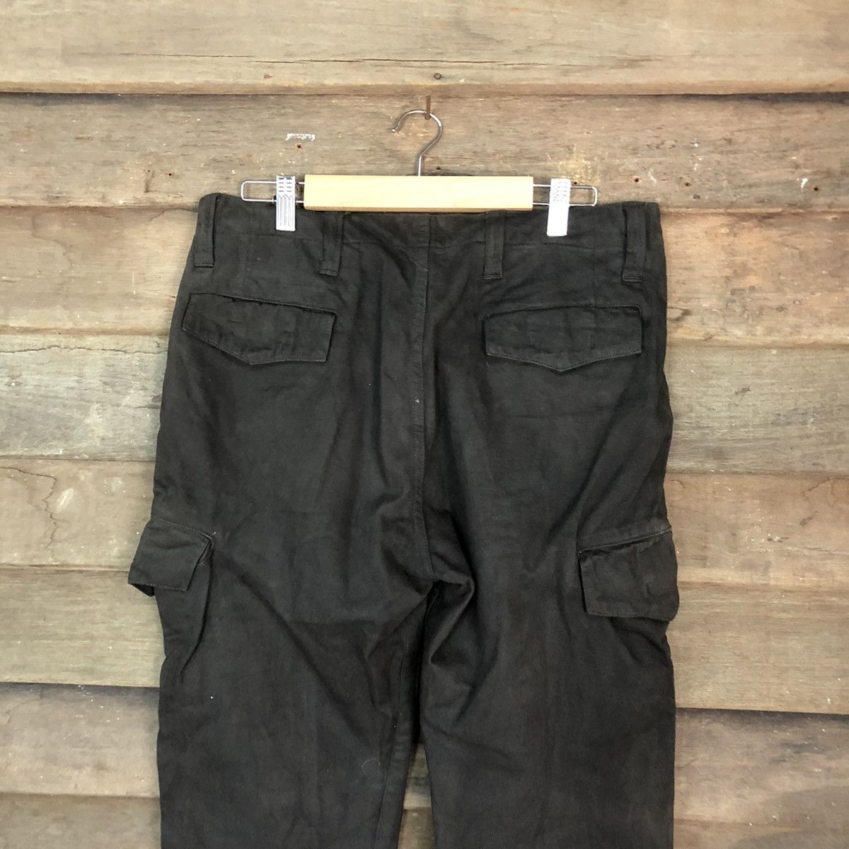 Japanese Brand DL Quadro Phenia Black Cargo Multipocket Pants #1517 Size US 32 / EU 48 - 10 Thumbnail