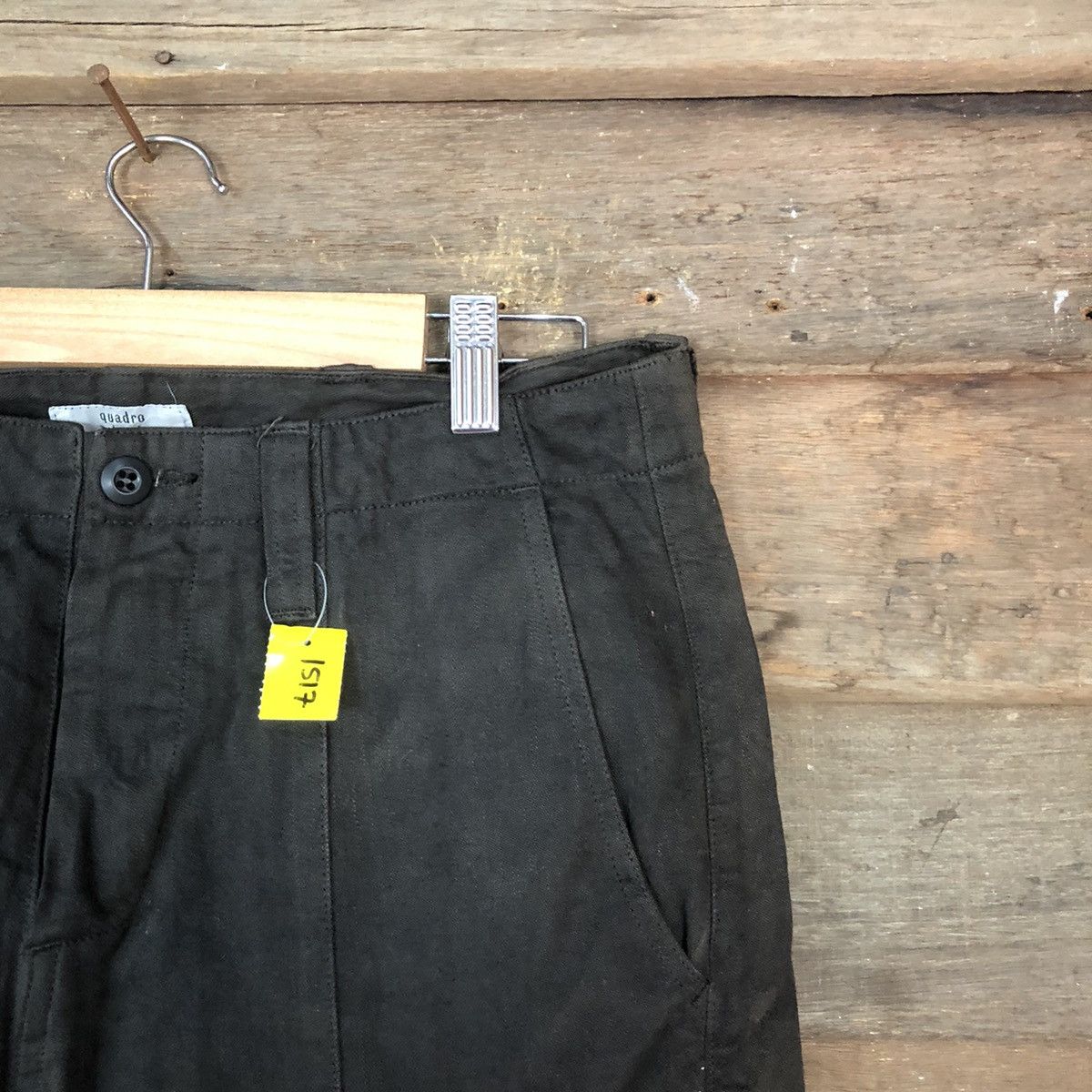 Japanese Brand DL Quadro Phenia Black Cargo Multipocket Pants #1517 Size US 32 / EU 48 - 7 Thumbnail