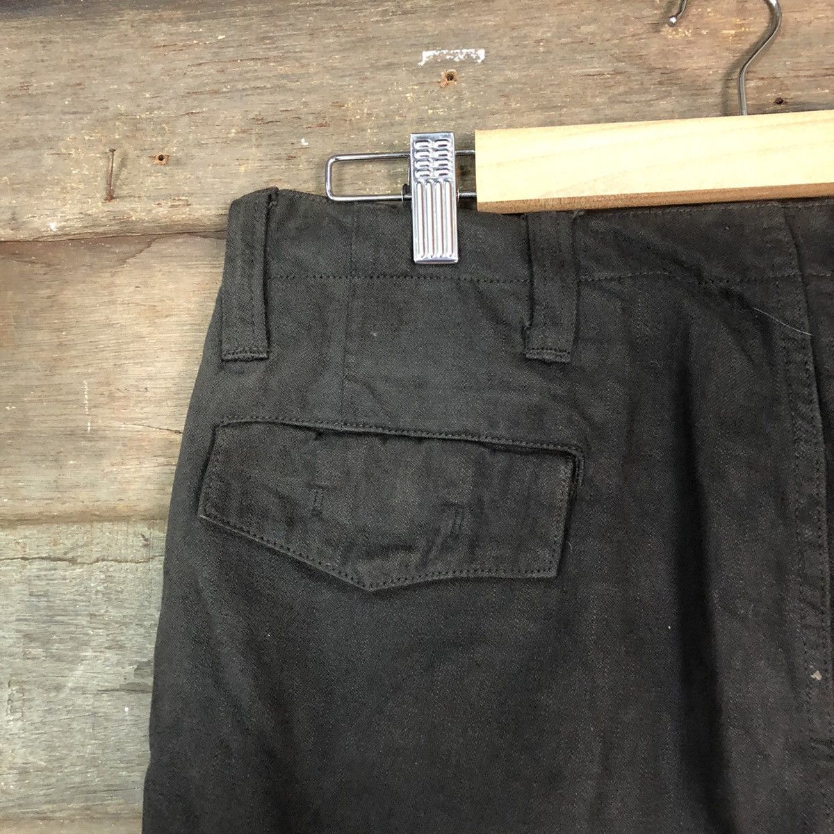 Japanese Brand DL Quadro Phenia Black Cargo Multipocket Pants #1517 Size US 32 / EU 48 - 12 Thumbnail