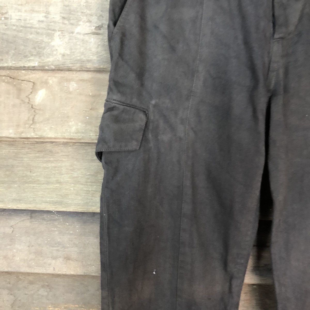 Japanese Brand DL Quadro Phenia Black Cargo Multipocket Pants #1517 Size US 32 / EU 48 - 4 Thumbnail