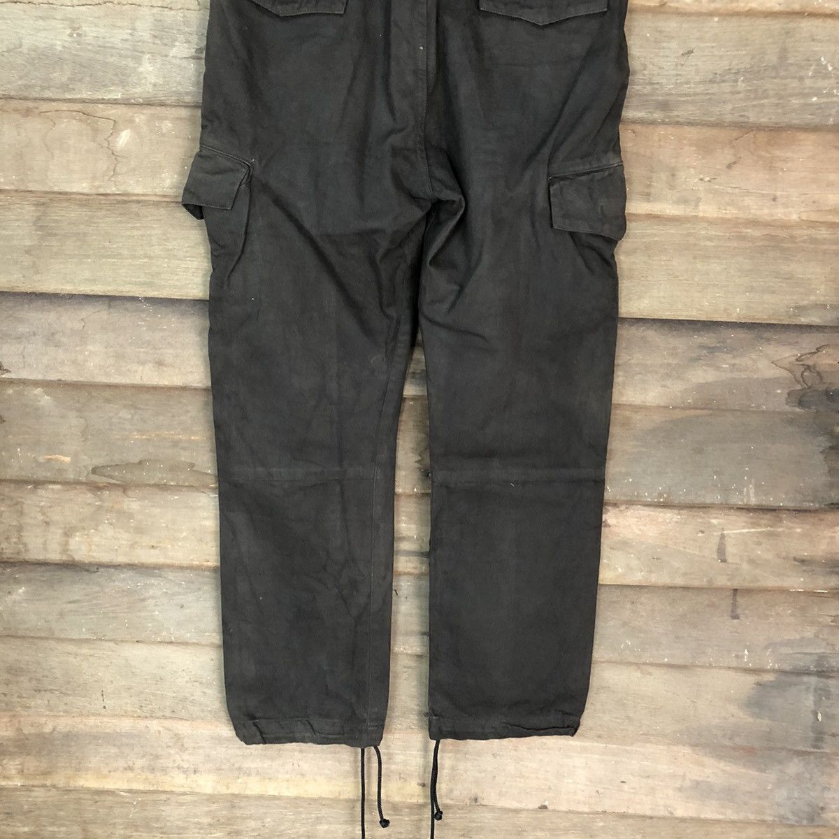 Japanese Brand DL Quadro Phenia Black Cargo Multipocket Pants #1517 Size US 32 / EU 48 - 11 Thumbnail