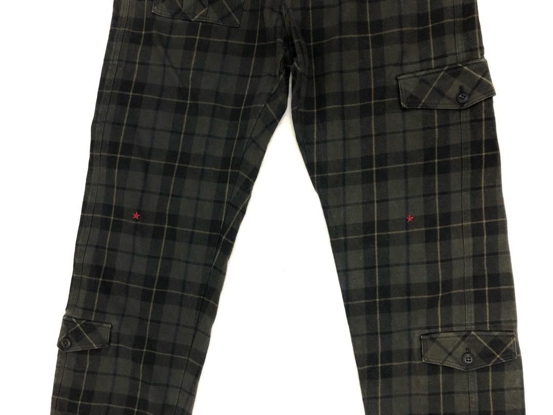 Japanese Brand × SSUR SSUR PLUS Japan Multiple Pocket Checks Cargo Size US 34 / EU 50 - 2 Thumbnail