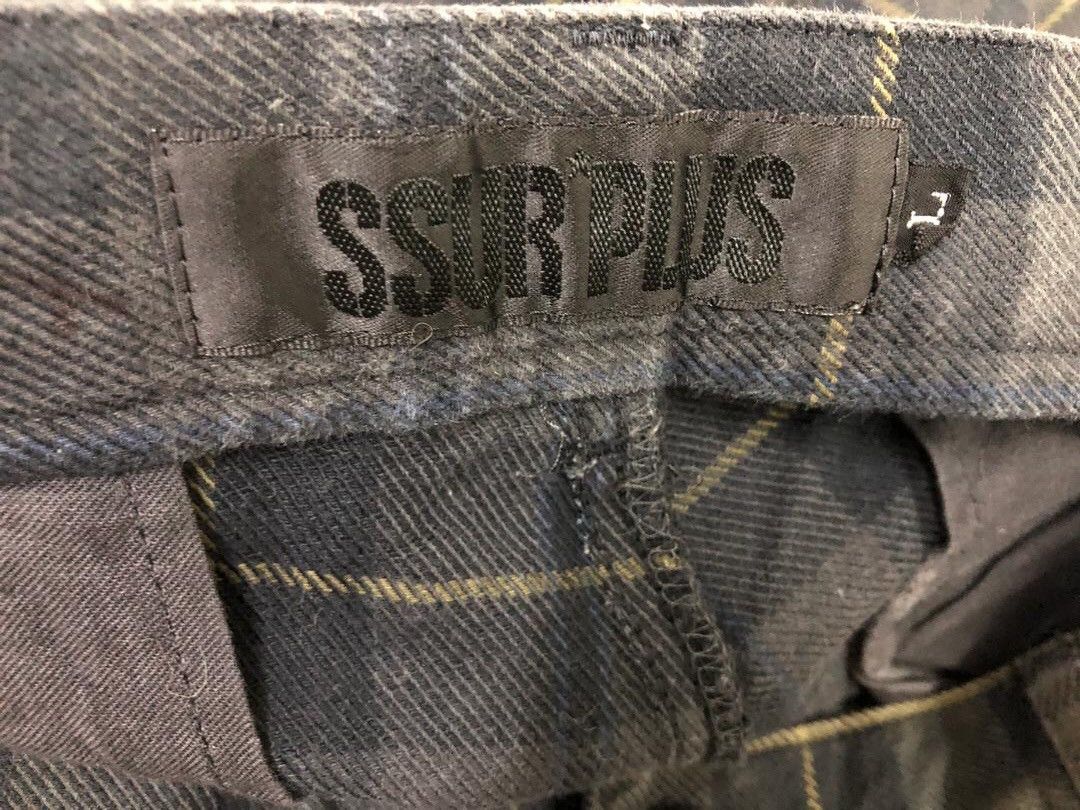 Japanese Brand × SSUR SSUR PLUS Japan Multiple Pocket Checks Cargo Size US 34 / EU 50 - 11 Thumbnail