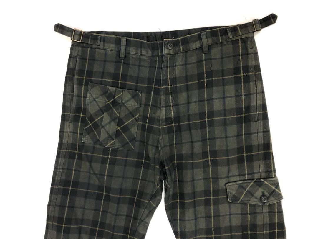 Japanese Brand × SSUR SSUR PLUS Japan Multiple Pocket Checks Cargo Size US 34 / EU 50 - 3 Thumbnail