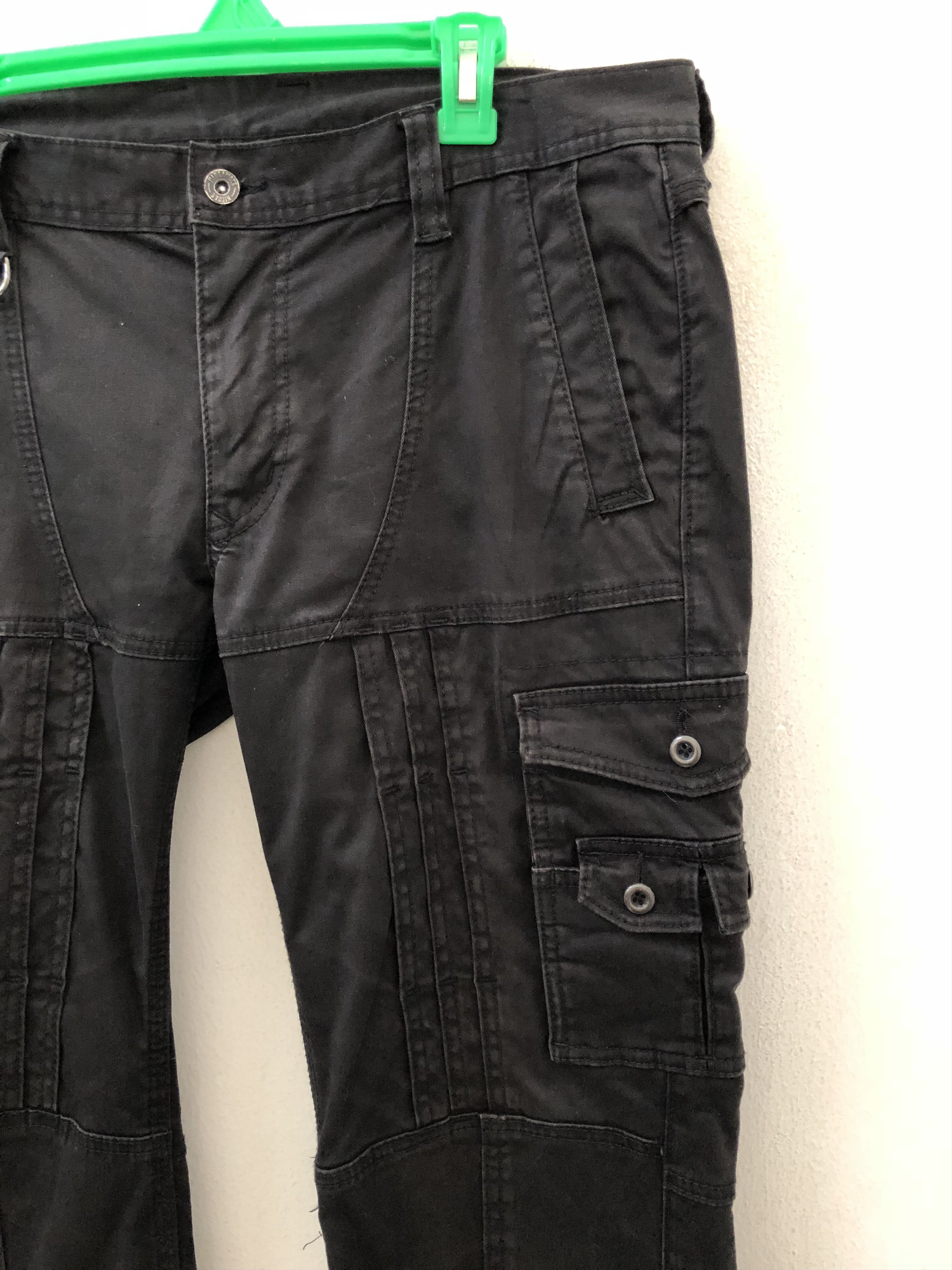Japanese Brand × Matsuda NICOLE Hideaways Multiple Pocket Stretchable Cargo Low Rise Size US 33 - 3 Thumbnail