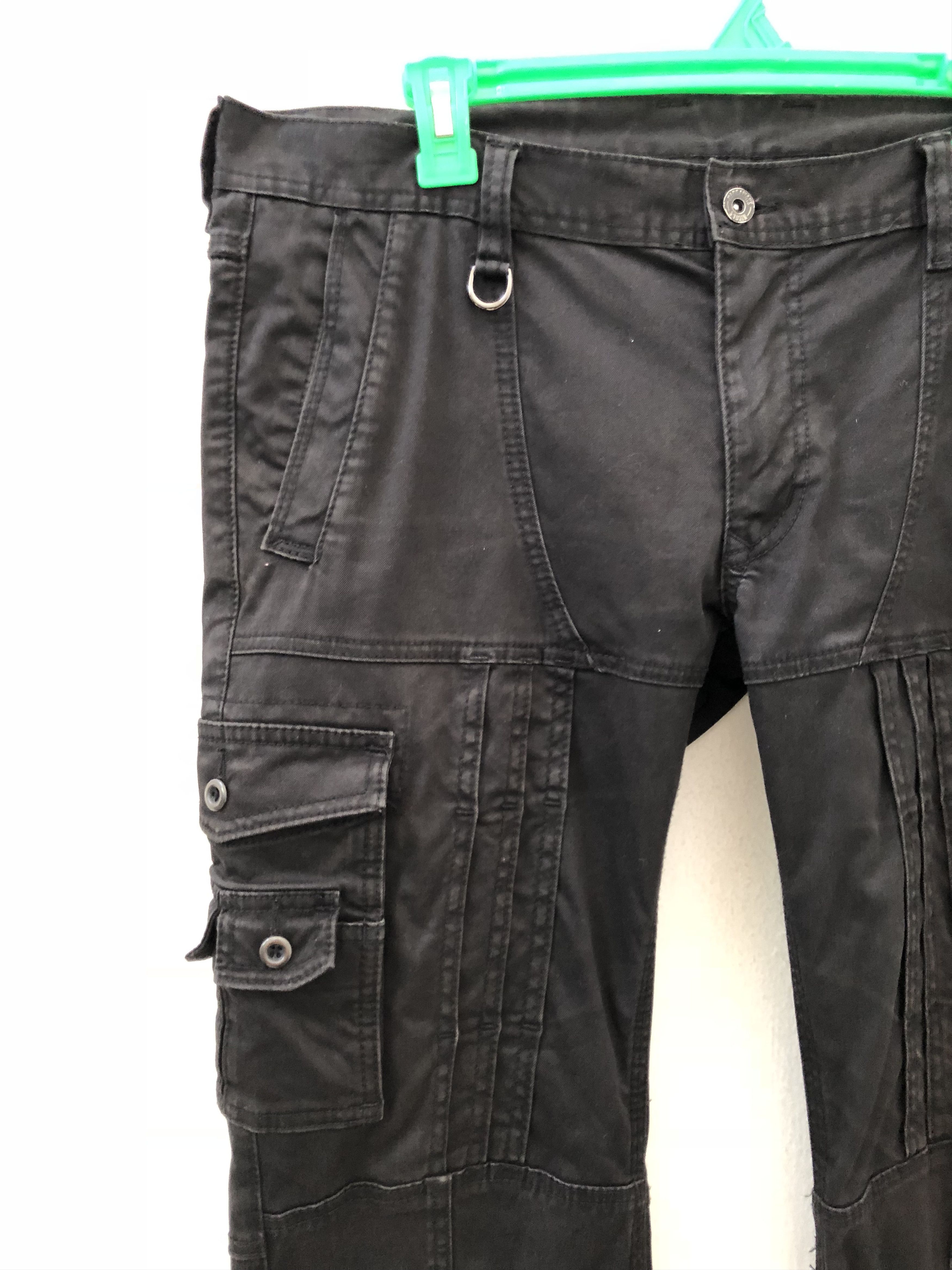 Japanese Brand × Matsuda NICOLE Hideaways Multiple Pocket Stretchable Cargo Low Rise Size US 33 - 2 Thumbnail