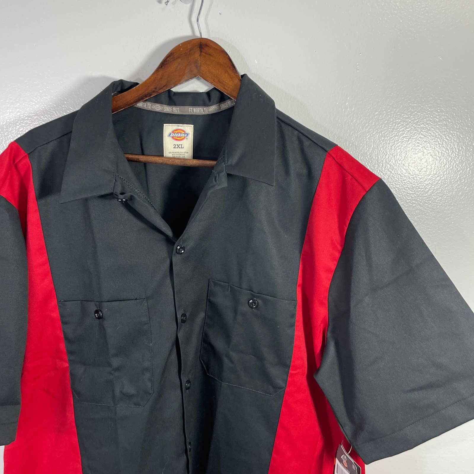 Dickies NWT VINTAGE Dickies Work Bowling Button Shirt Size US XXL / EU 58 / 5 - 2 Thumbnail