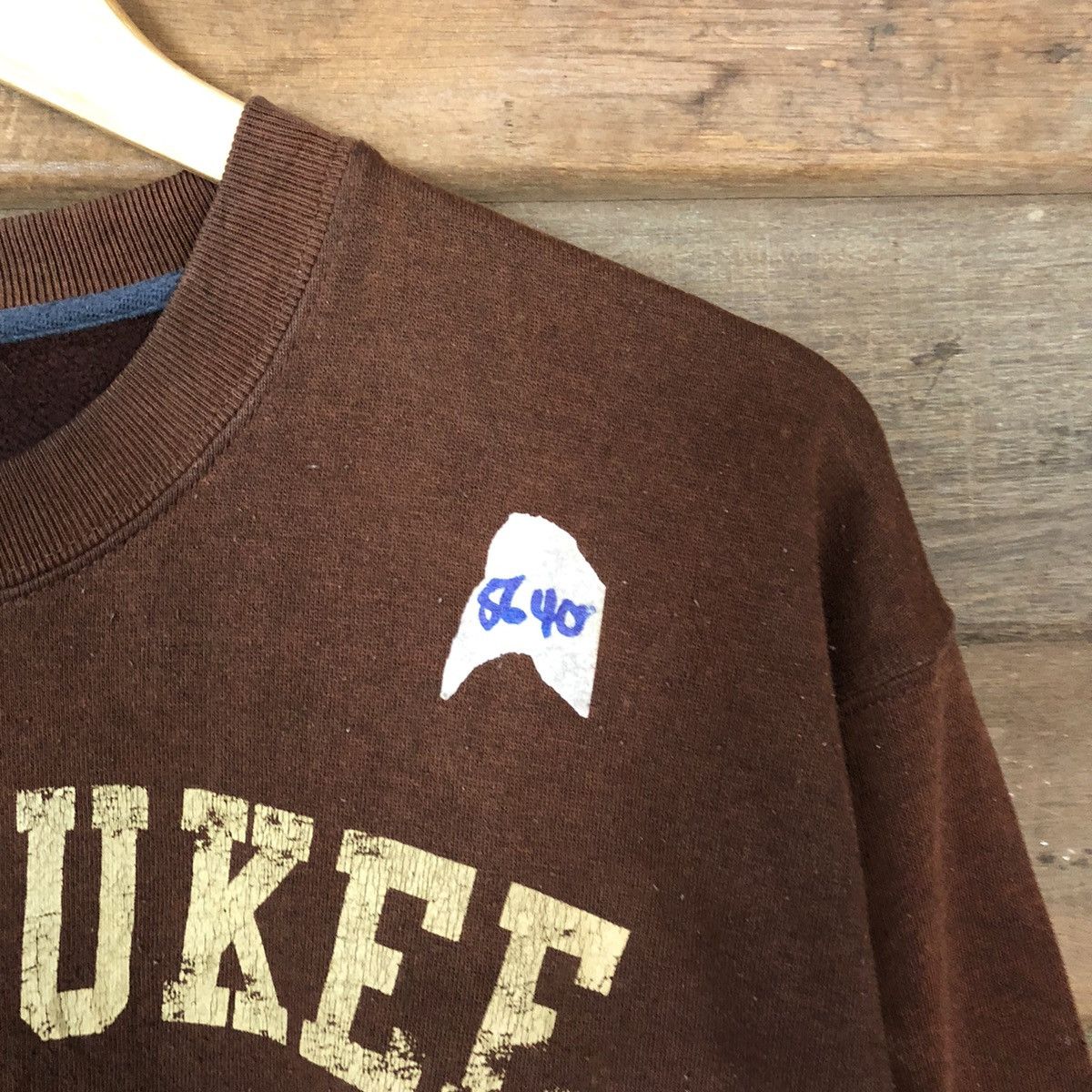 Japanese Brand × Vintage Milwaukee University Dark Brown Sweatshirt #5640 Size US L / EU 52-54 / 3 - 7 Thumbnail