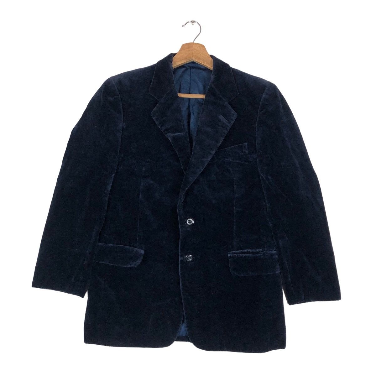 image of Vintage Noble Leben Coat Jacket in Navy, Men's (Size Small)