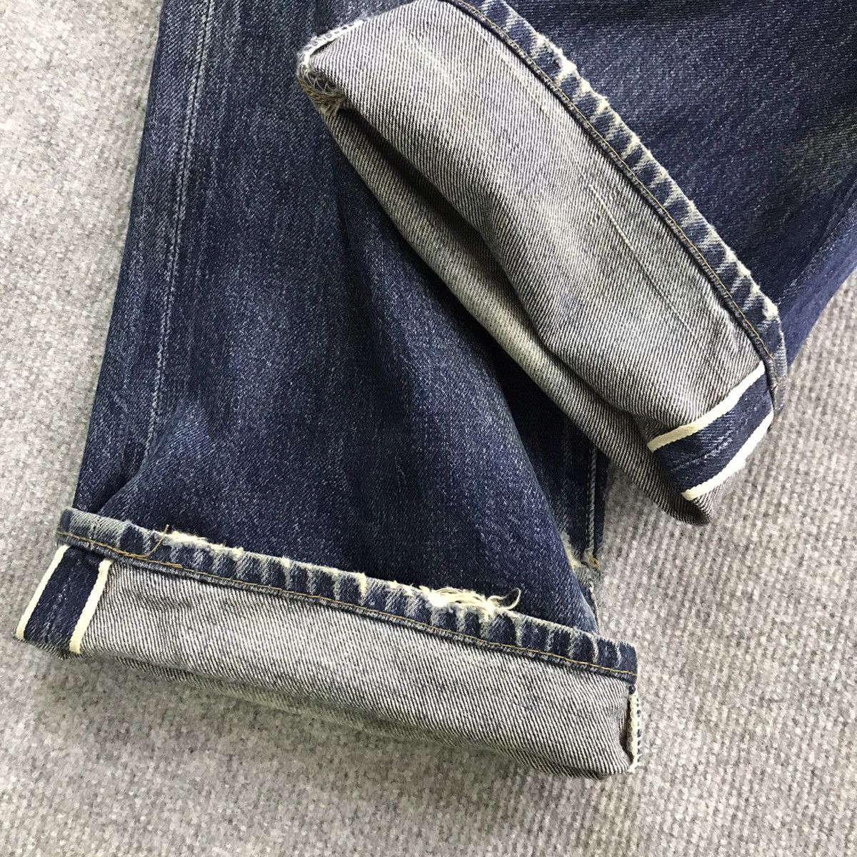 Levi's Vintage Clothing ‼️LEVIS 501 BIG E REDLINE BUTTON 555 DISTRESSED PANTS Size US 30 / EU 46 - 17 Thumbnail