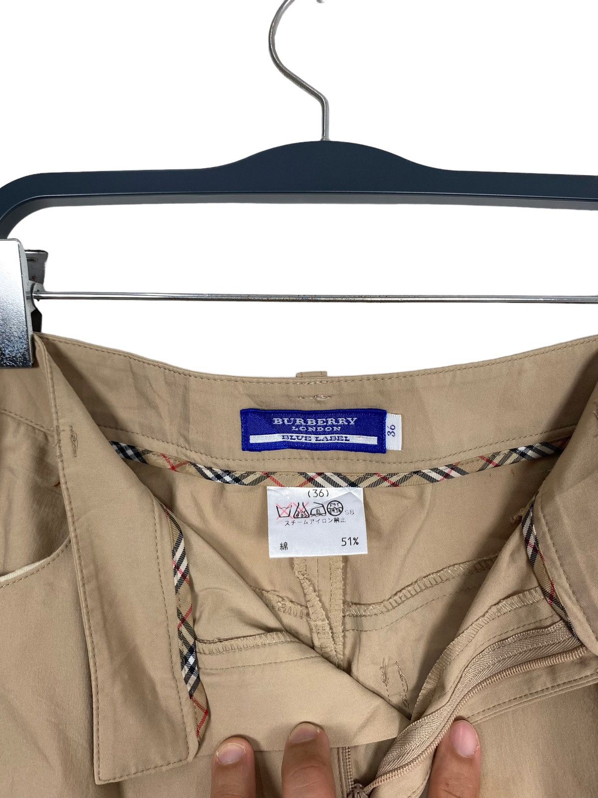 Burberry Rare‼️ Burberry Blue Label Workpants Made in Japan Size 27" / US 4 / IT 40 - 5 Thumbnail