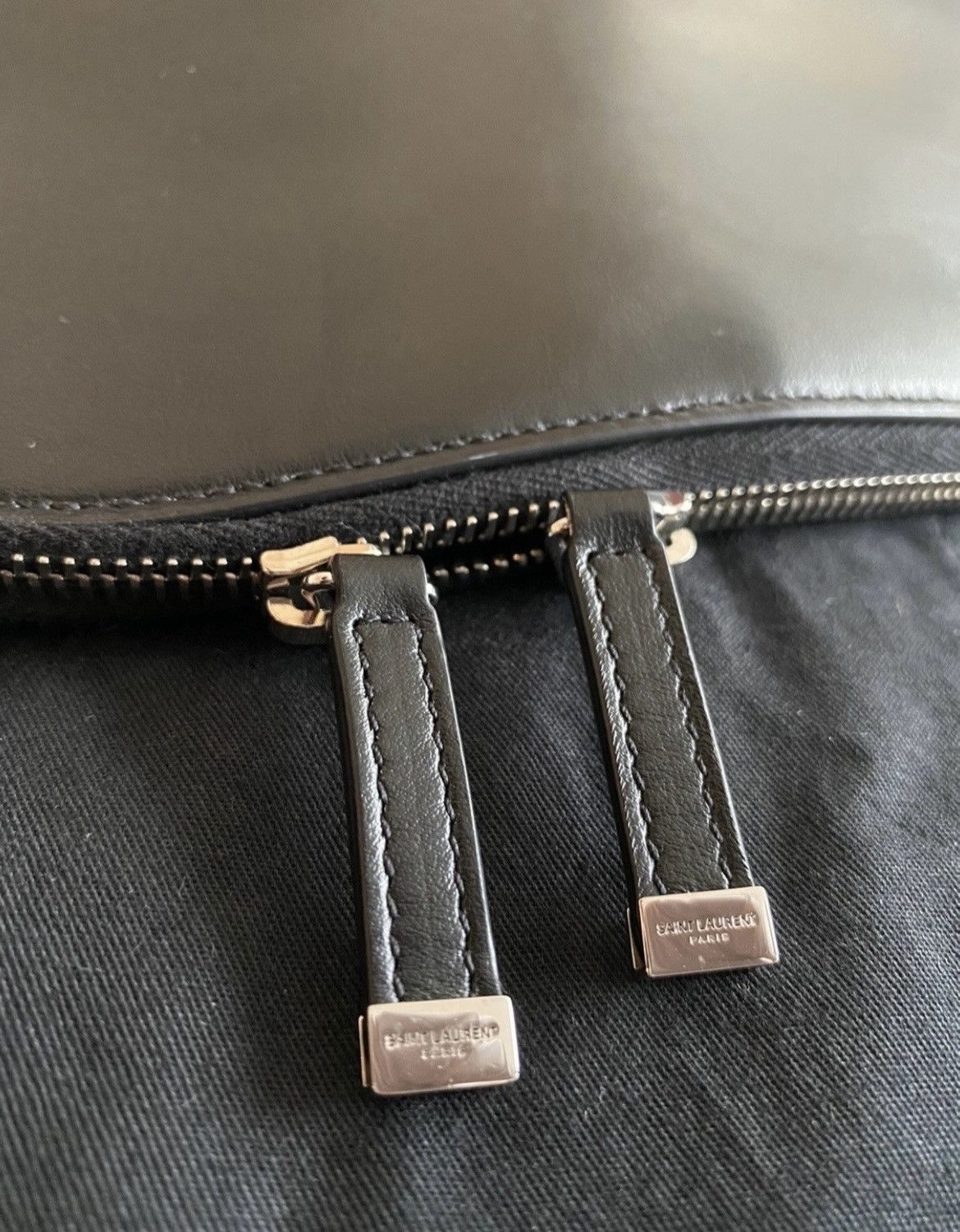 Hedi Slimane × Saint Laurent Paris × Yves Saint Laurent $1,850 Value Pure Leather Limited Edition Runway Briefcase Size ONE SIZE - 13 Thumbnail