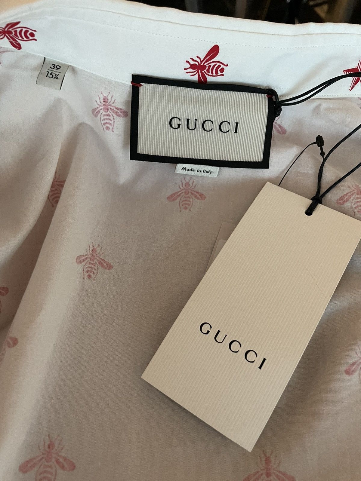 Gucci Rare Super Limited Runway Bee Print Duke Shirt Brand New Size US M / EU 48-50 / 2 - 11 Thumbnail