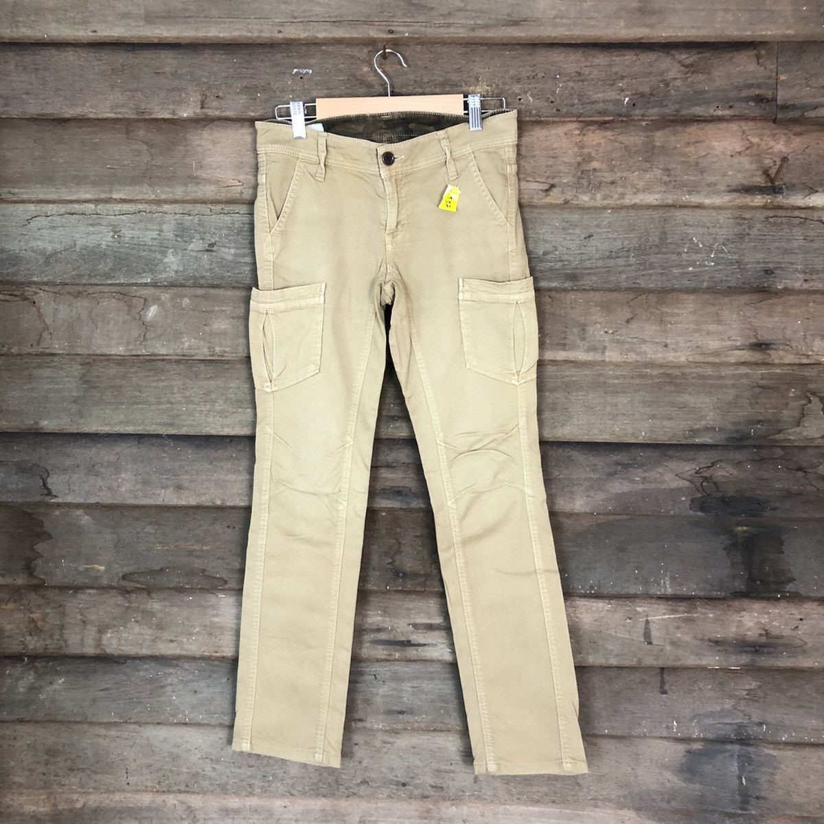 Japanese Brand DLL Betty Smith japan Brown Cargo Multipocket Pants #1532 Size US 28 / EU 44 - 1 Thumbnail