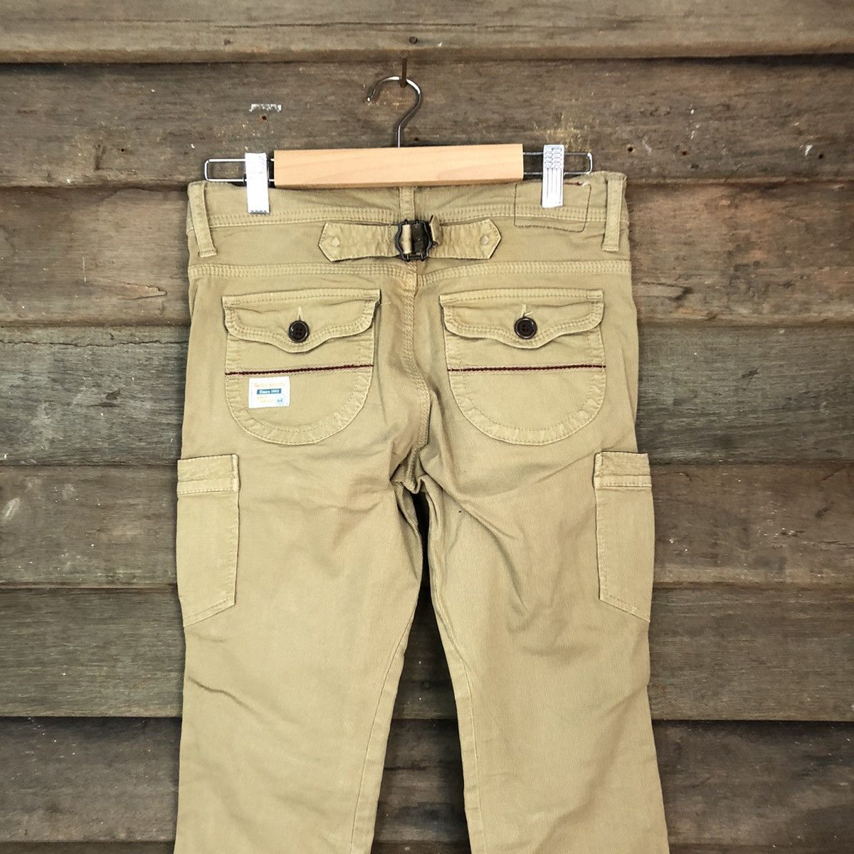 Japanese Brand DLL Betty Smith japan Brown Cargo Multipocket Pants #1532 Size US 28 / EU 44 - 10 Thumbnail