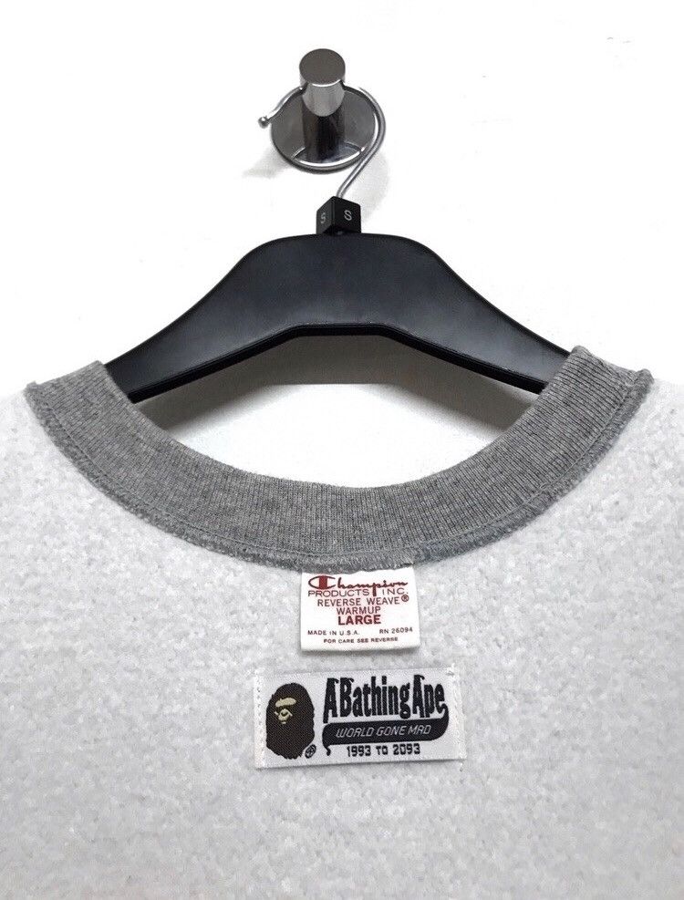 Bape × Champion 2013 Champion Reverse Weave Crewneck Size US L / EU 52-54 / 3 - 4 Thumbnail