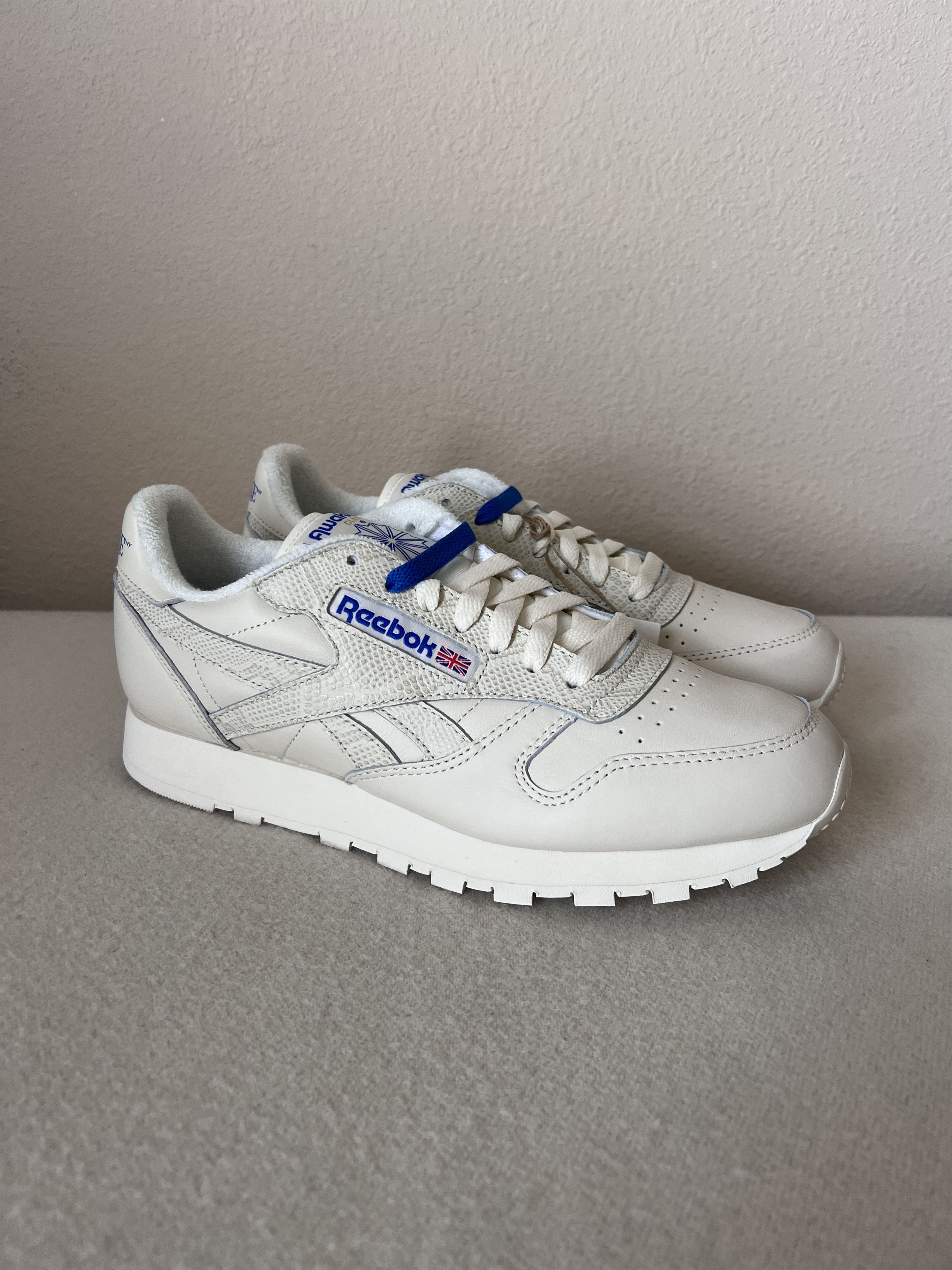 Awake Ny x Reebok Awake Reebok Classic Leather In Snakeskin Shoes in Grey, Men's (Size 8)