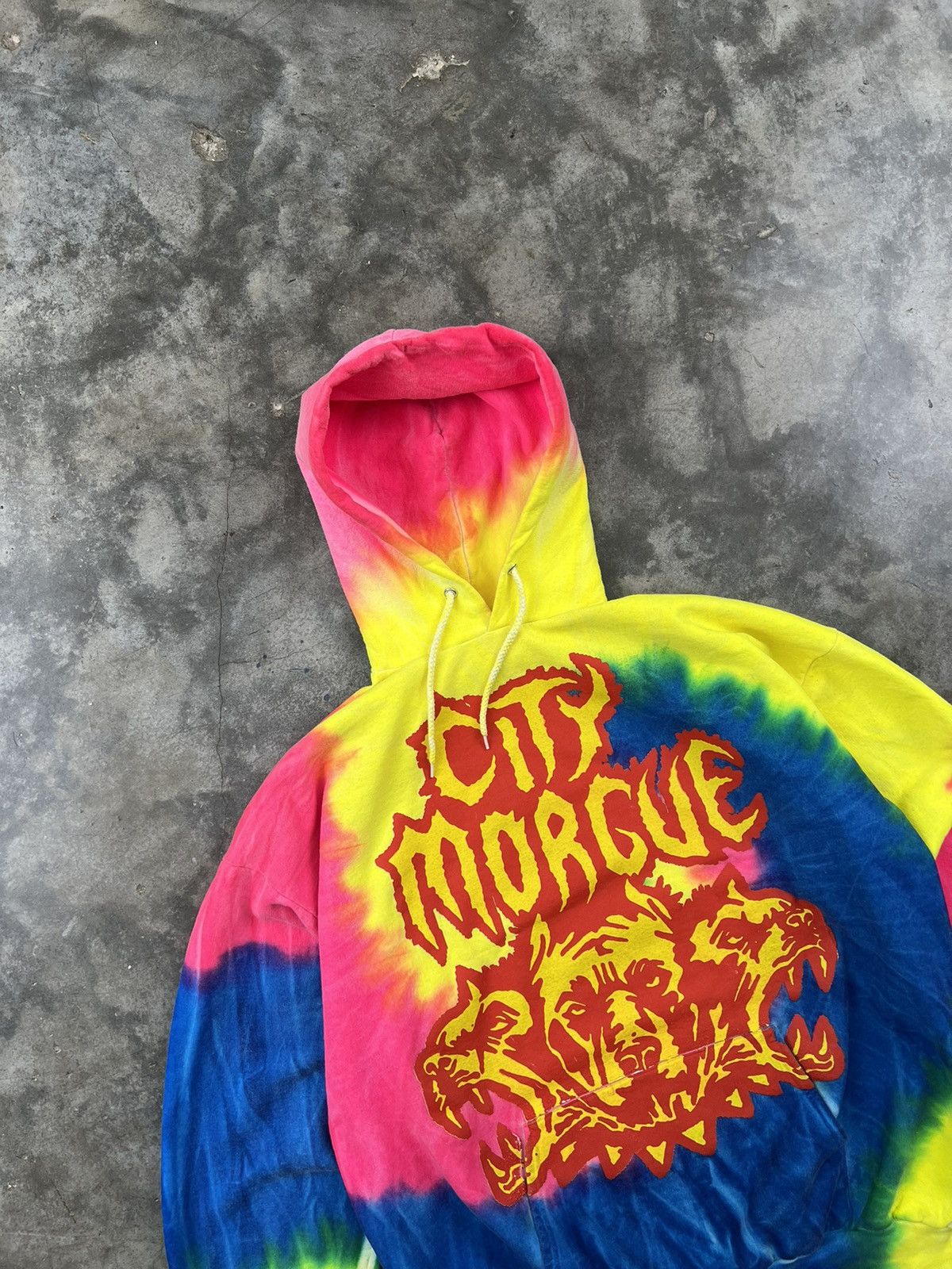 Vintage City Morgue Tie Dye As Good As Dead Hoodie Sz. XL Size US XL / EU 56 / 4 - 2 Thumbnail