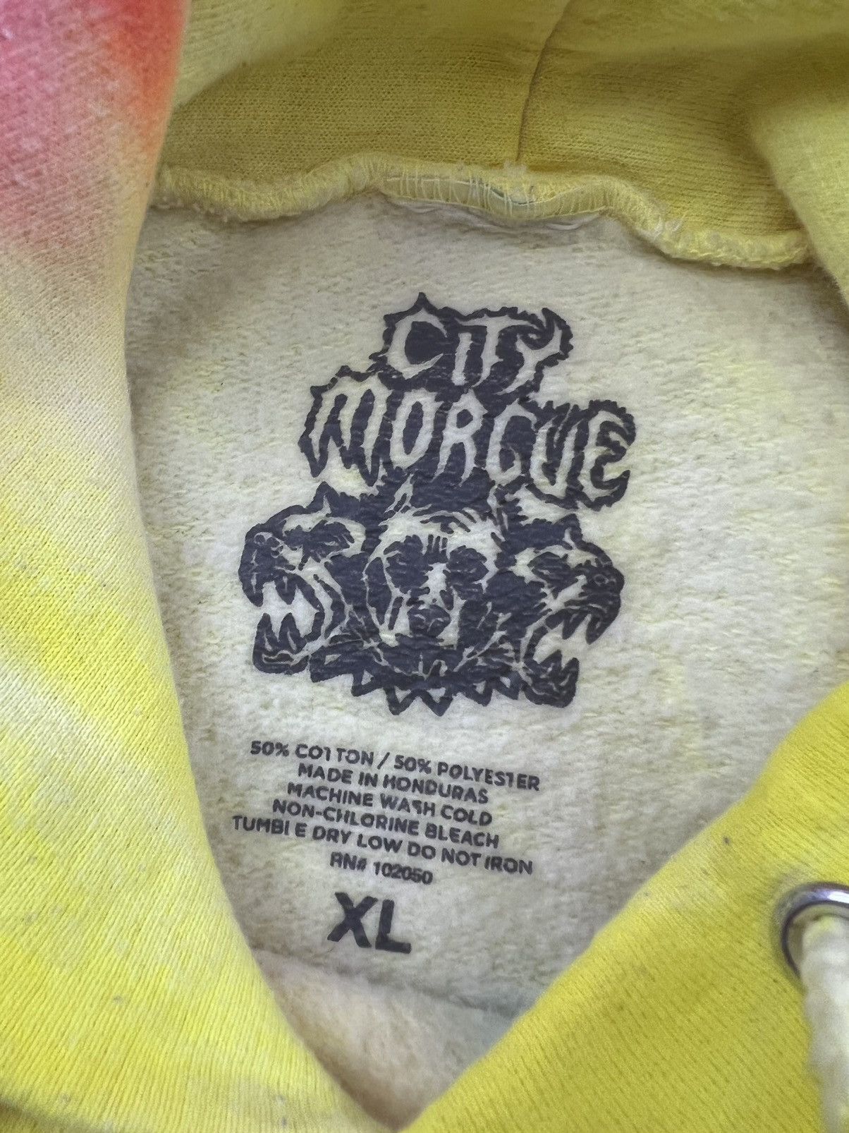 Vintage City Morgue Tie Dye As Good As Dead Hoodie Sz. XL Size US XL / EU 56 / 4 - 4 Thumbnail
