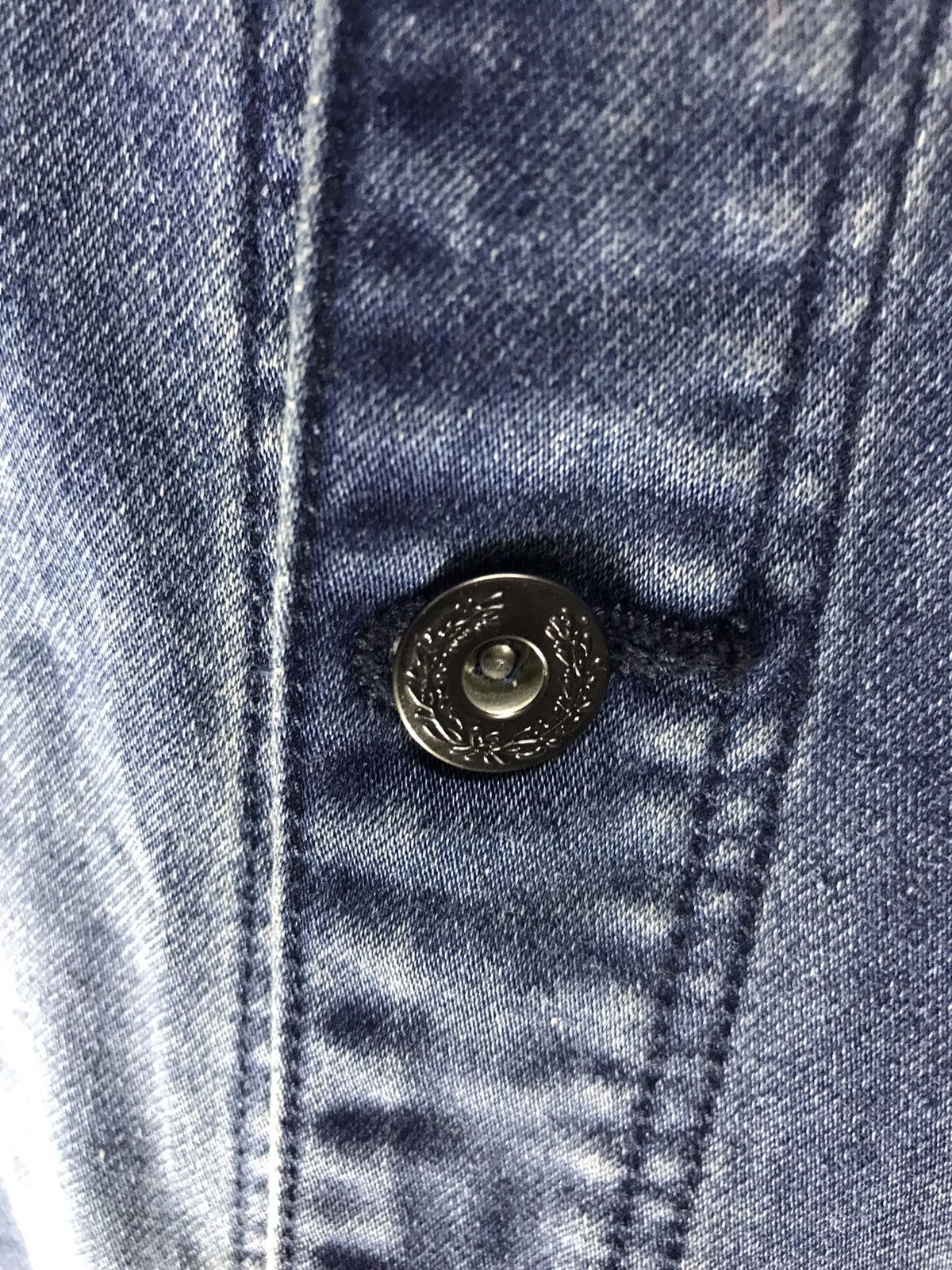 Japanese Brand Denim distressed button jacket by rings Size US S / EU 44-46 / 1 - 5 Thumbnail