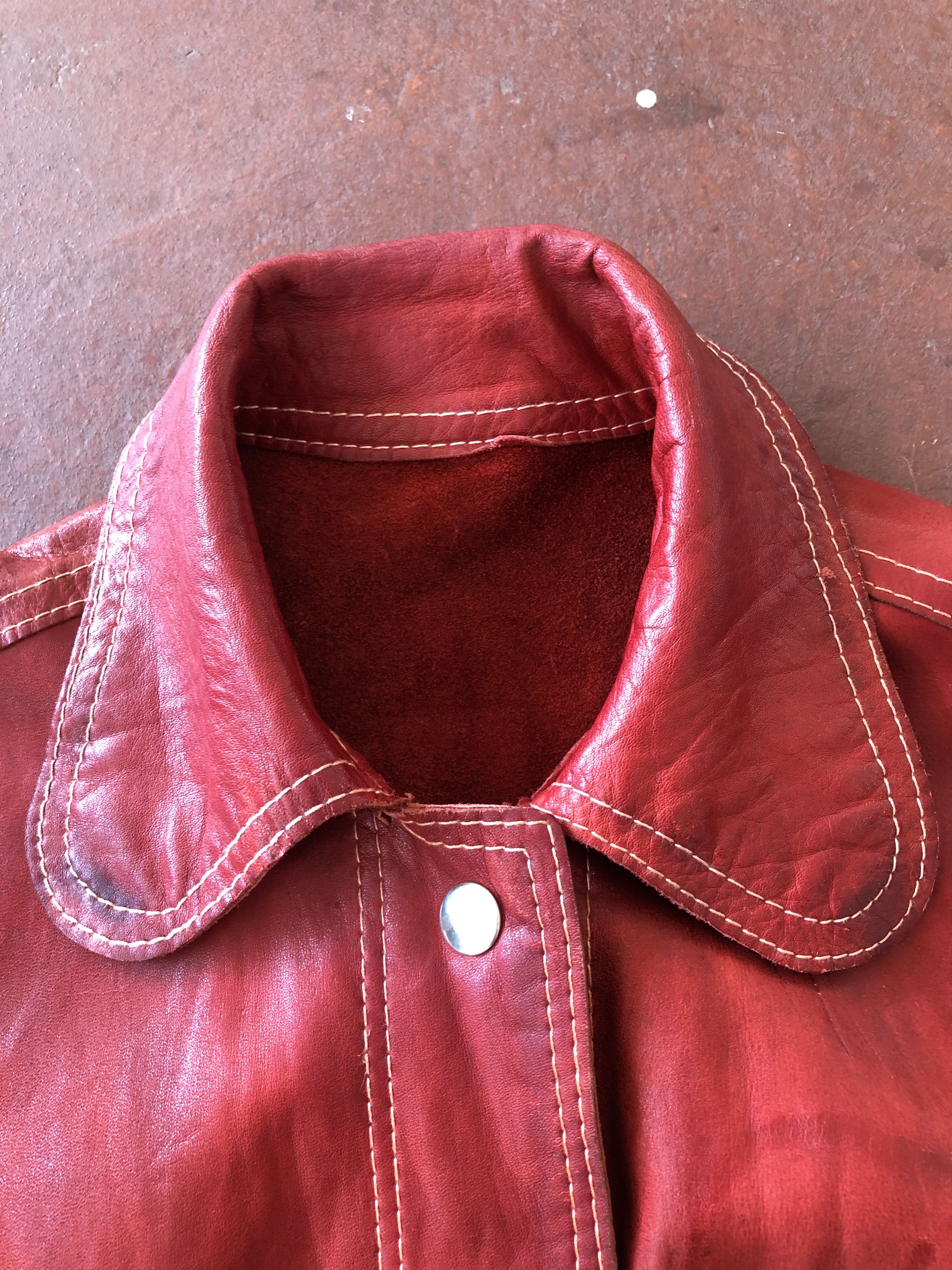 Vintage VINTAGE LEATHER & SUEDE REVERSIBLE JACKET Size S / US 4 / IT 40 - 8 Thumbnail