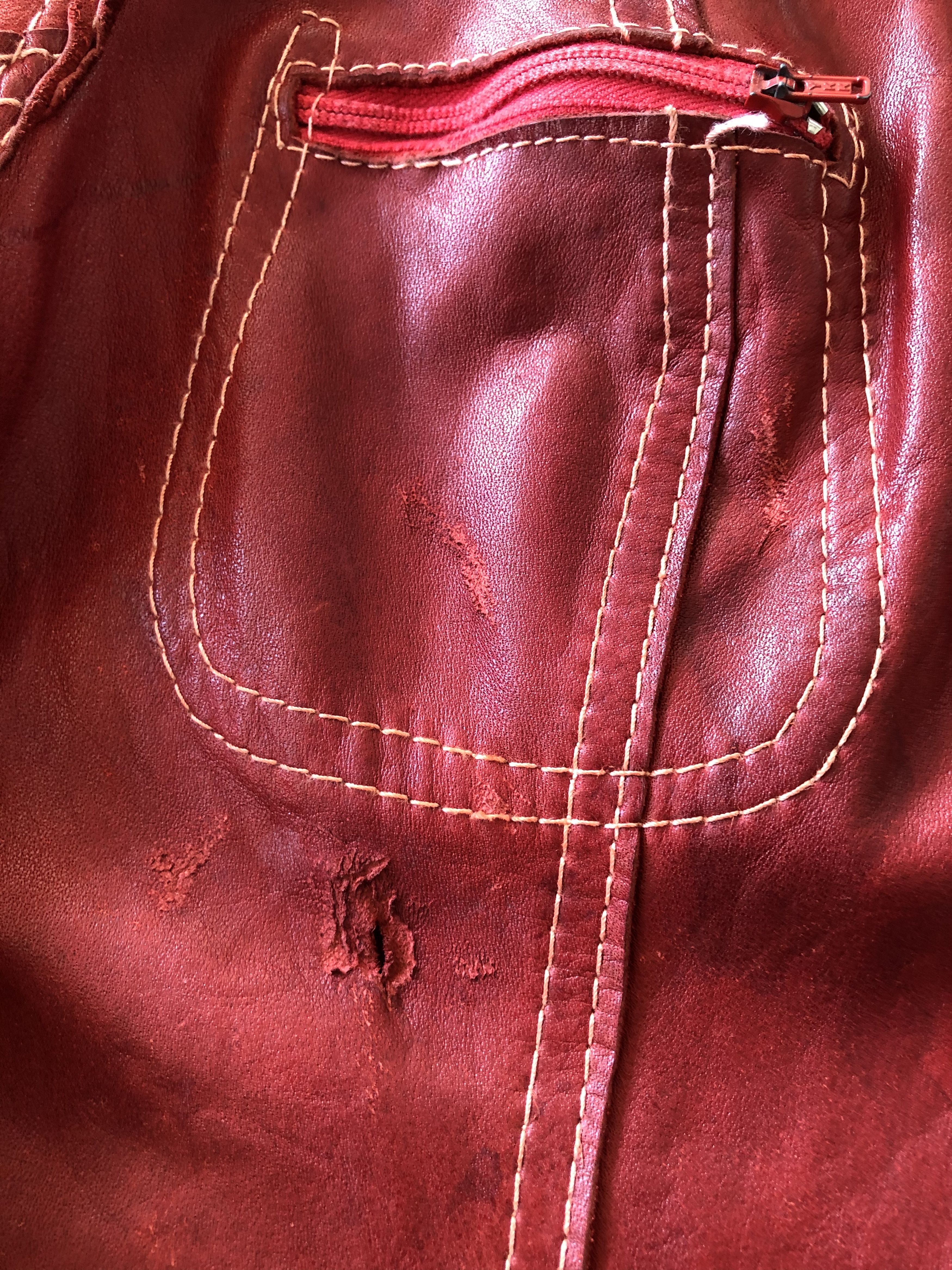 Vintage VINTAGE LEATHER & SUEDE REVERSIBLE JACKET Size S / US 4 / IT 40 - 6 Thumbnail