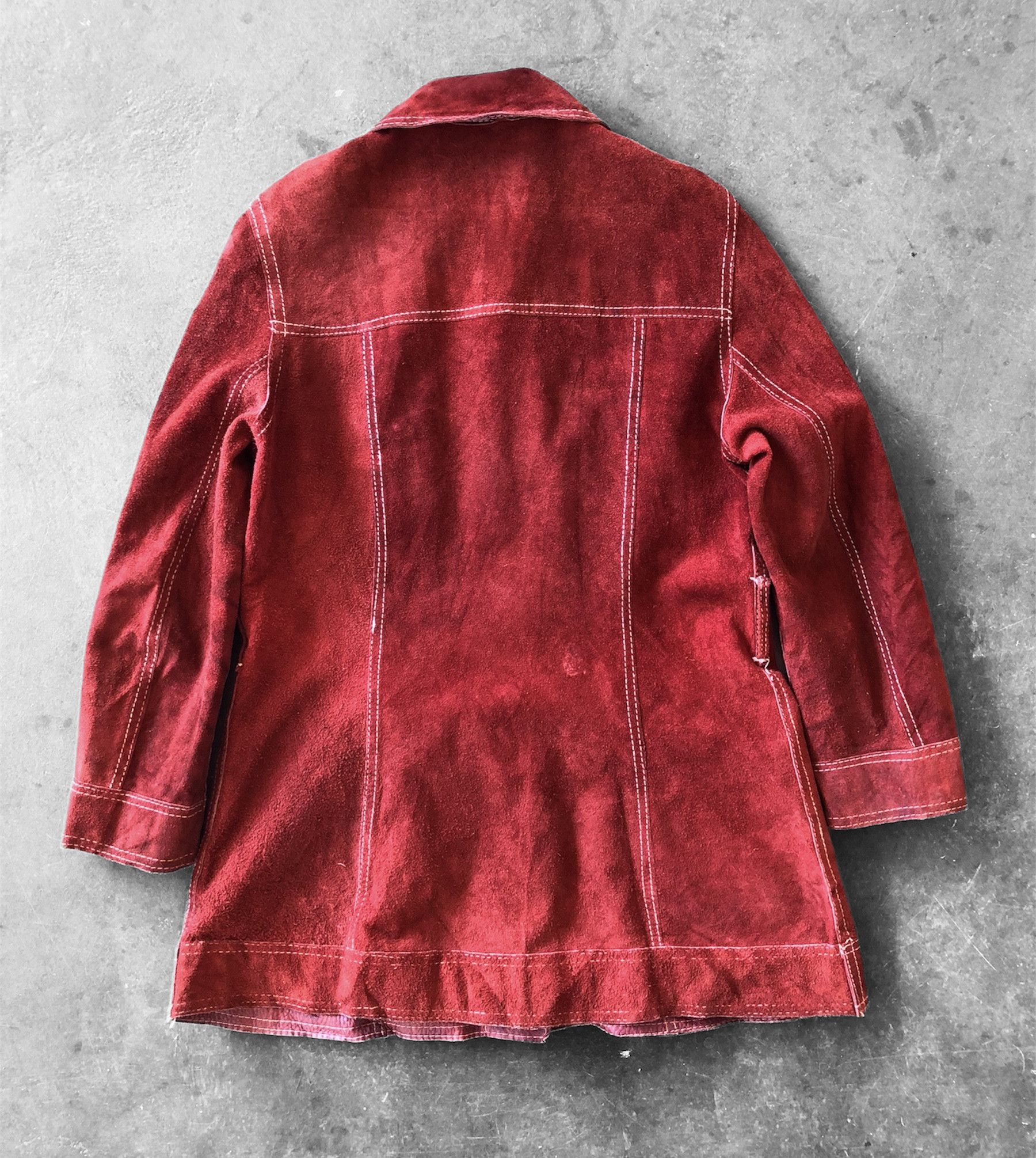 Vintage VINTAGE LEATHER & SUEDE REVERSIBLE JACKET Size S / US 4 / IT 40 - 3 Thumbnail