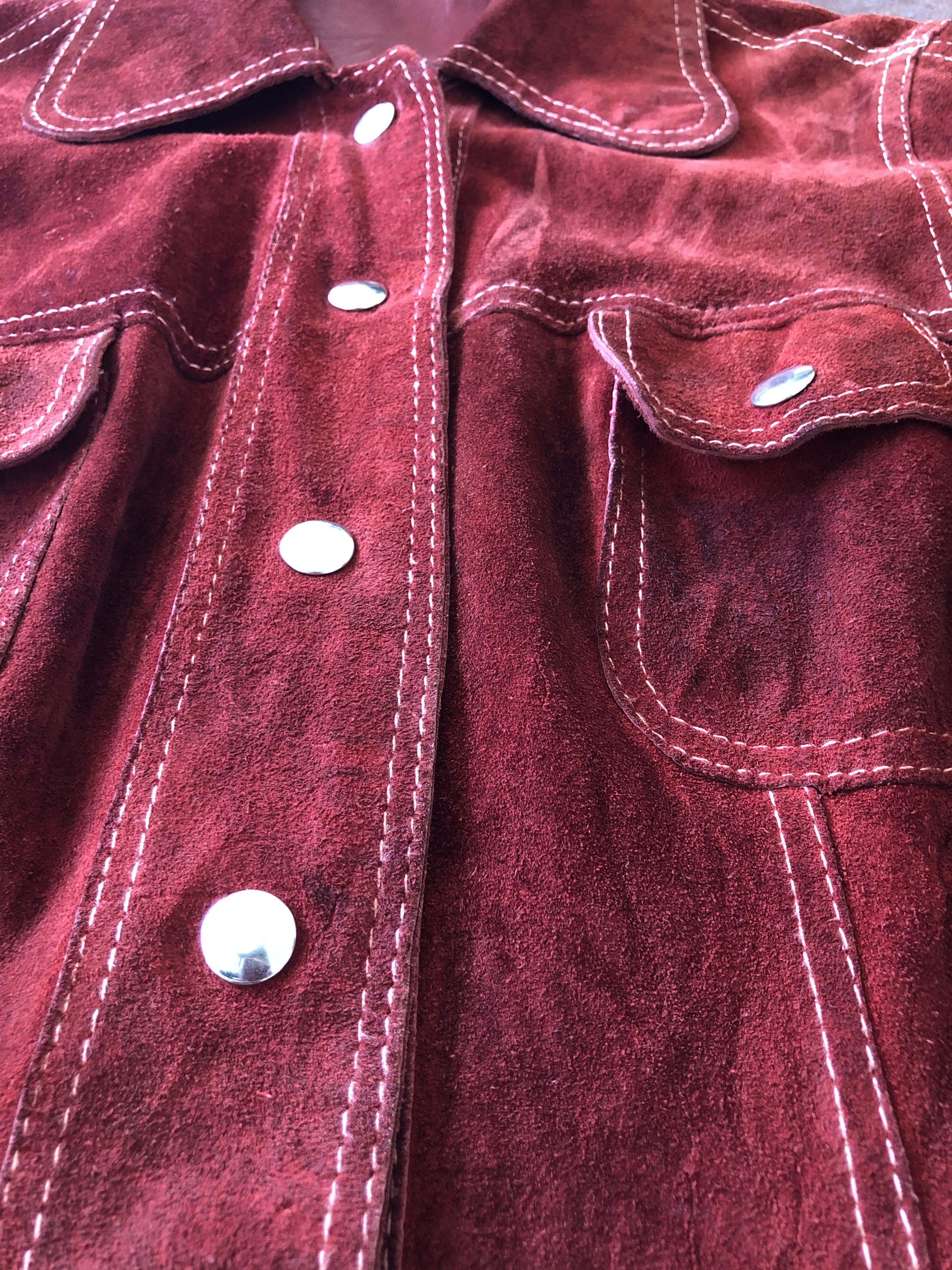 Vintage VINTAGE LEATHER & SUEDE REVERSIBLE JACKET Size S / US 4 / IT 40 - 13 Thumbnail