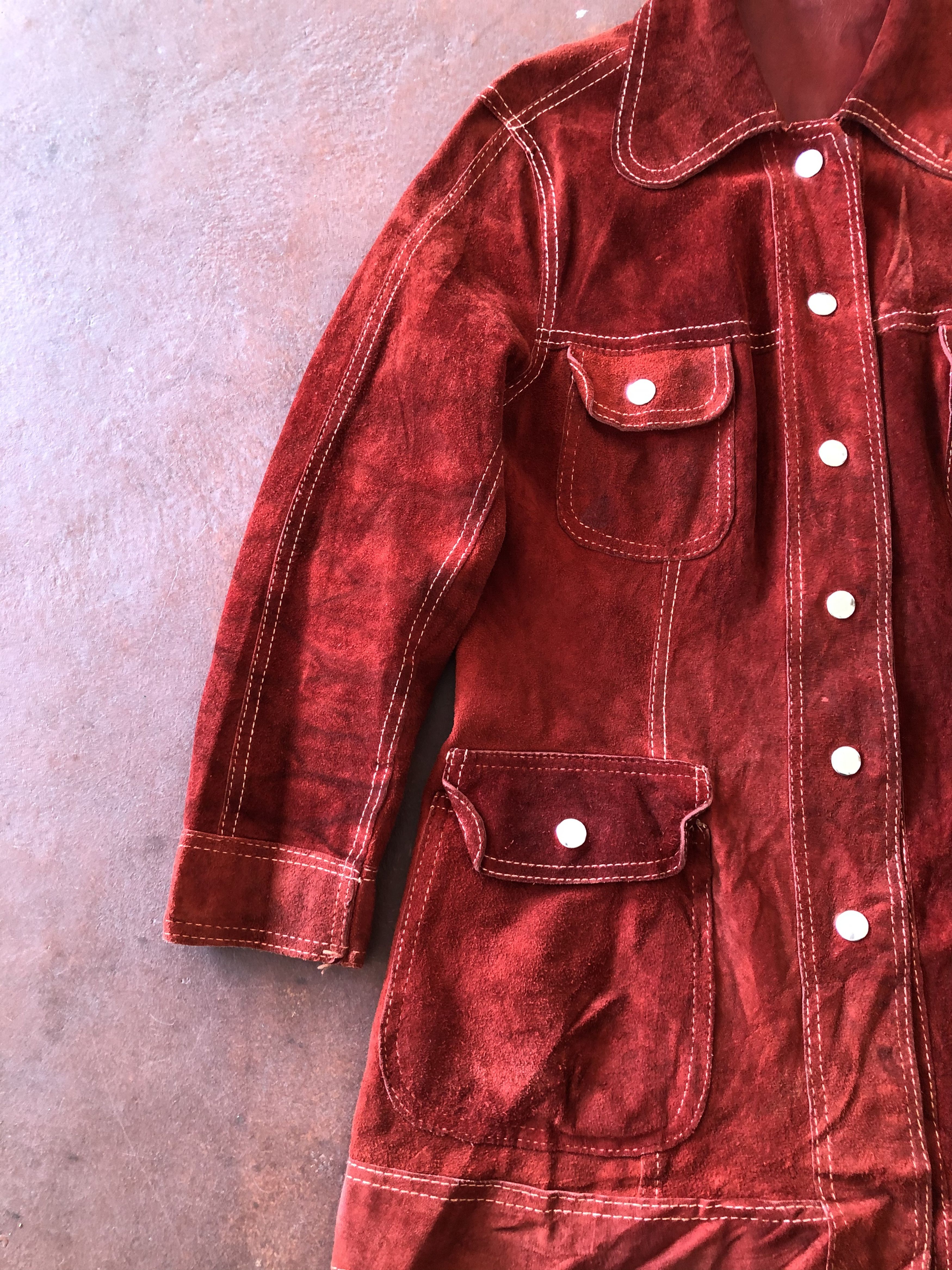 Vintage VINTAGE LEATHER & SUEDE REVERSIBLE JACKET Size S / US 4 / IT 40 - 15 Thumbnail