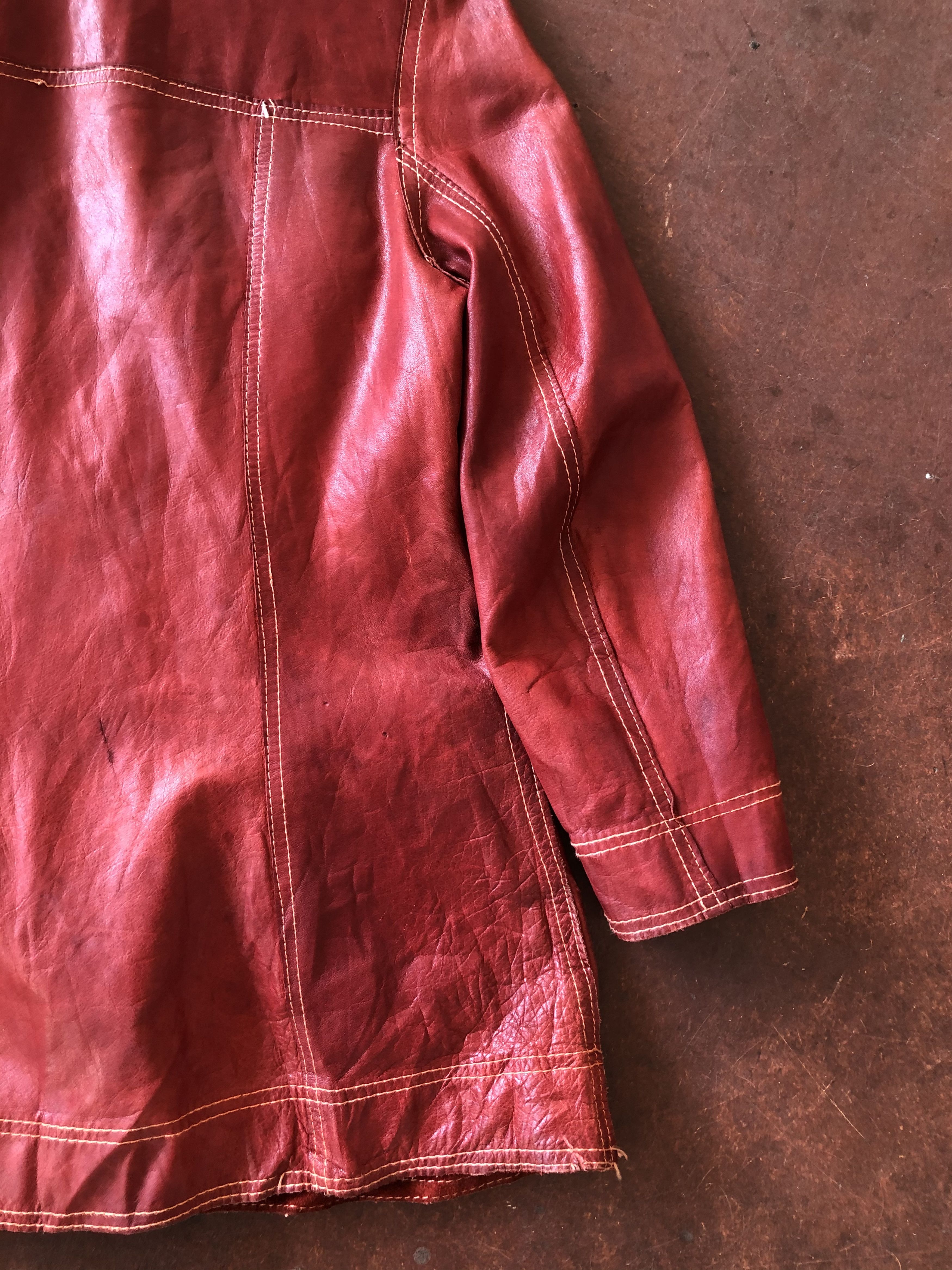 Vintage VINTAGE LEATHER & SUEDE REVERSIBLE JACKET Size S / US 4 / IT 40 - 11 Thumbnail