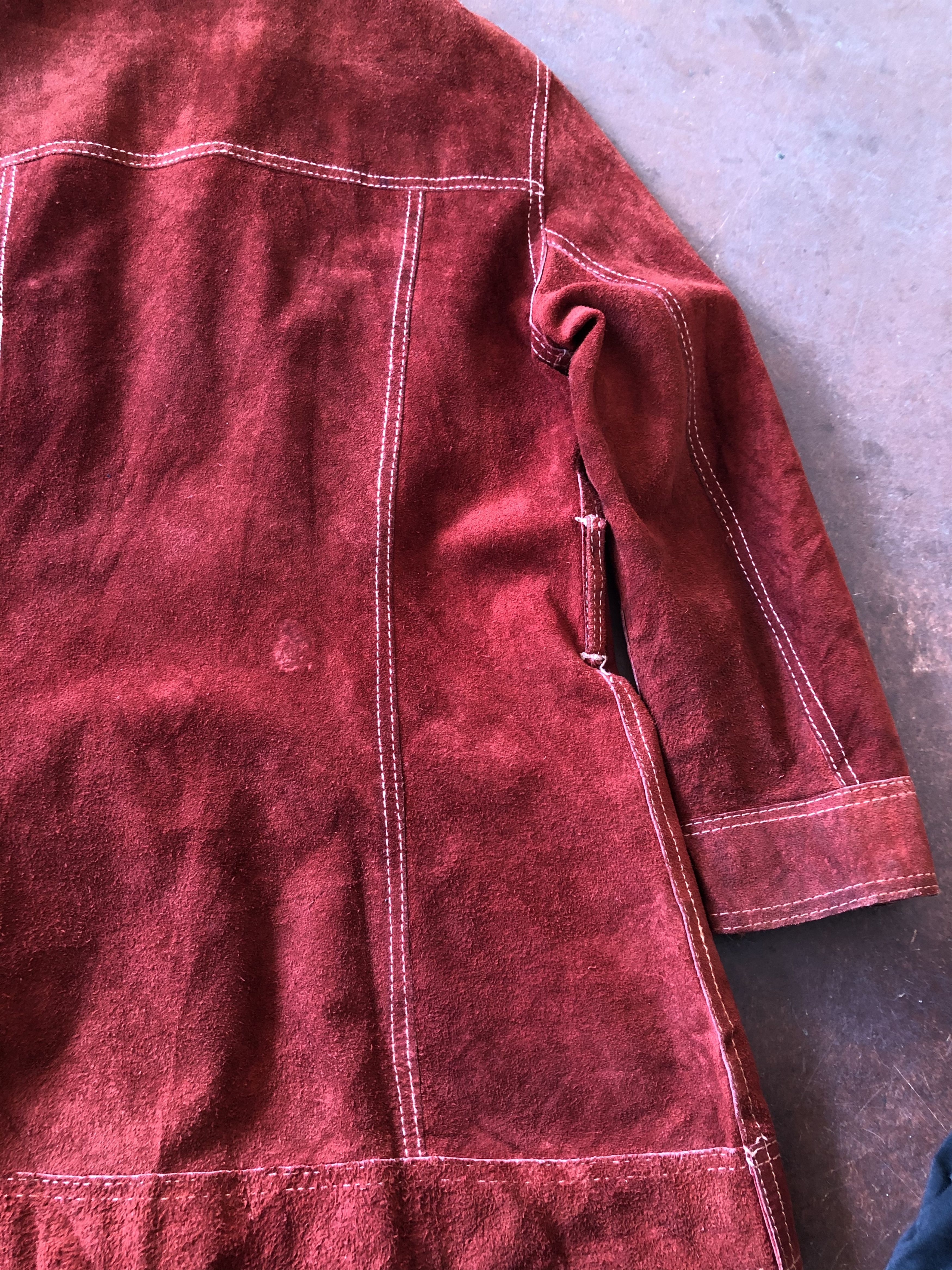 Vintage VINTAGE LEATHER & SUEDE REVERSIBLE JACKET Size S / US 4 / IT 40 - 16 Thumbnail