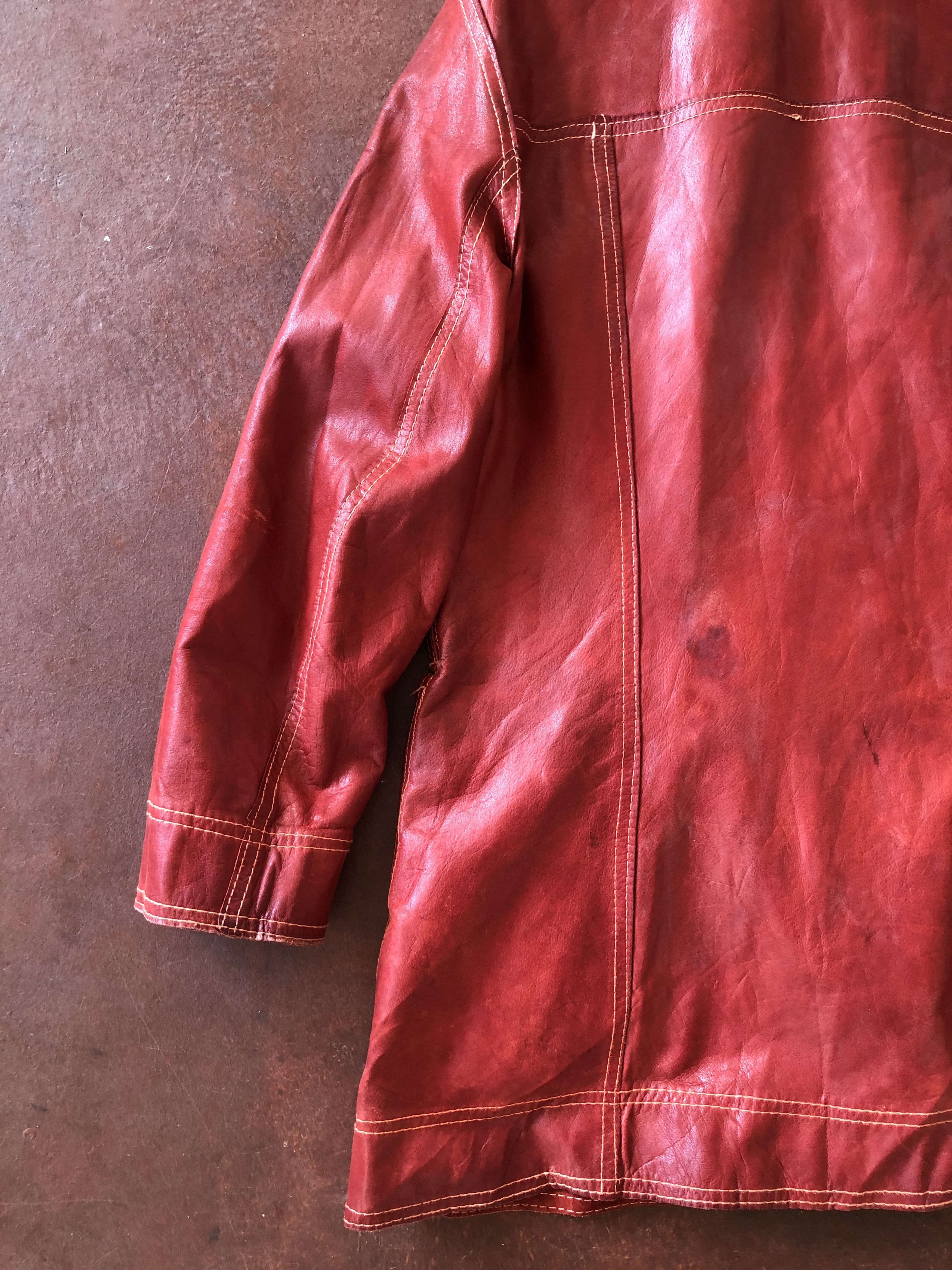Vintage VINTAGE LEATHER & SUEDE REVERSIBLE JACKET Size S / US 4 / IT 40 - 12 Thumbnail