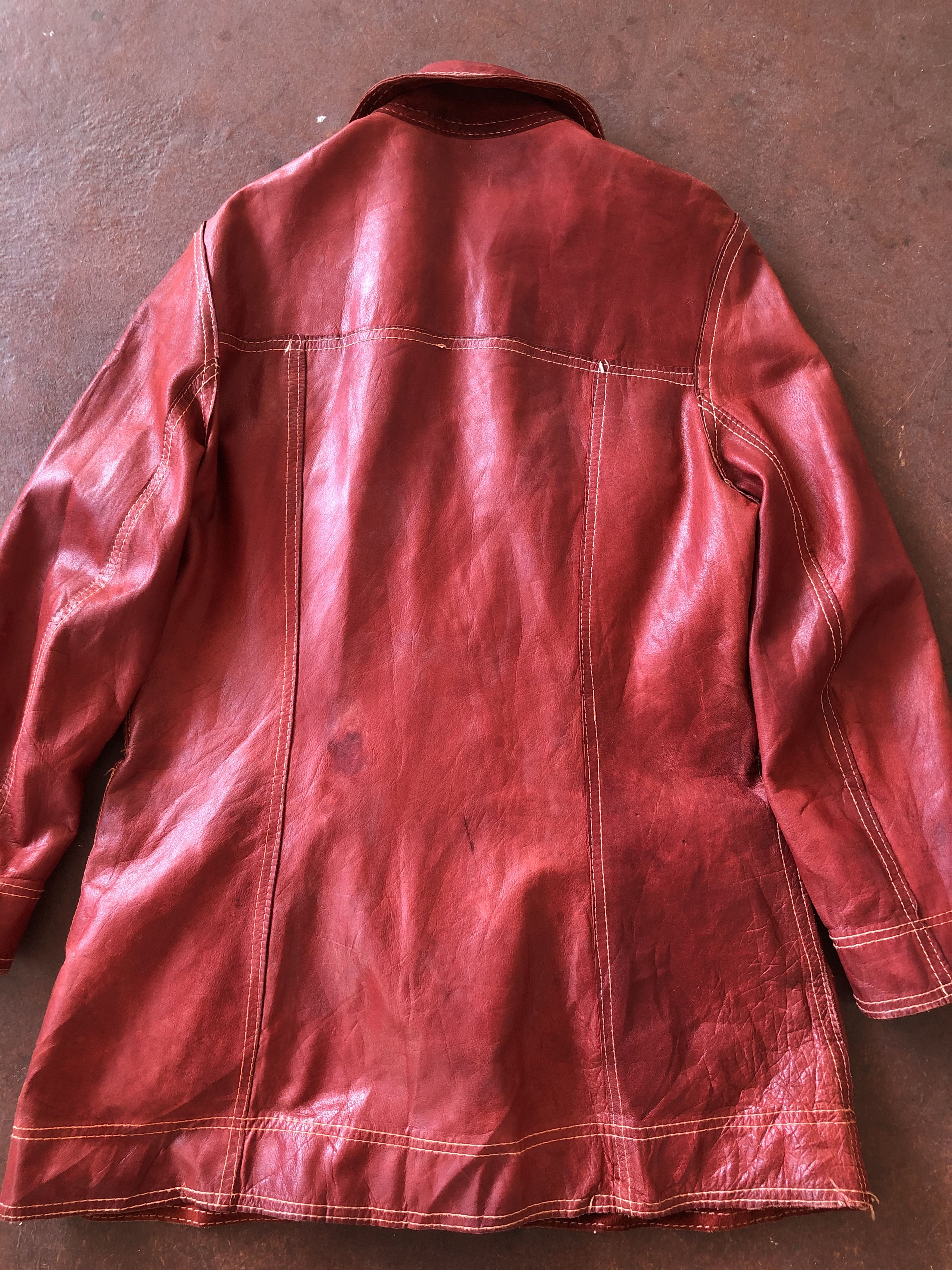 Vintage VINTAGE LEATHER & SUEDE REVERSIBLE JACKET Size S / US 4 / IT 40 - 18 Thumbnail