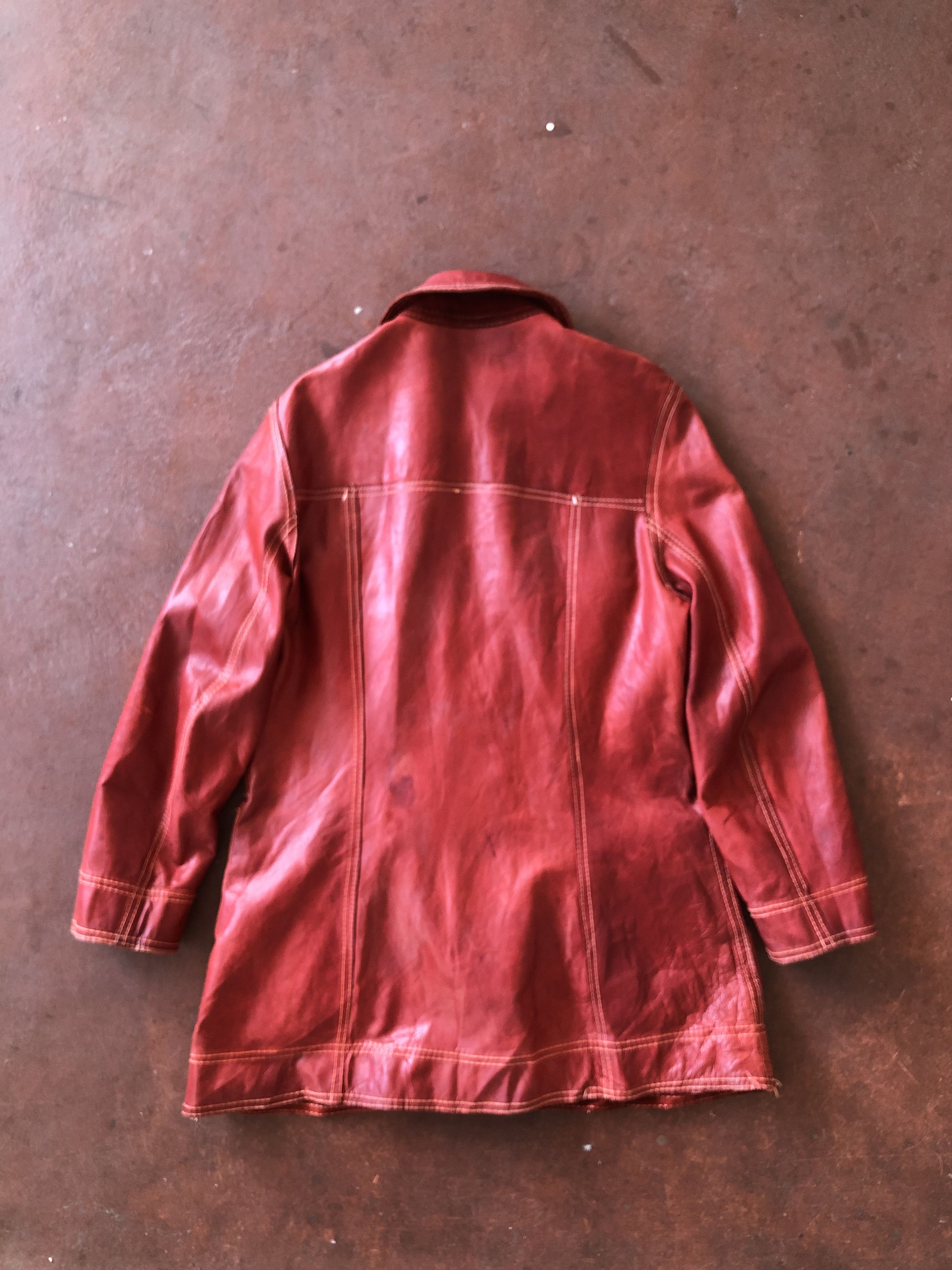 Vintage VINTAGE LEATHER & SUEDE REVERSIBLE JACKET Size S / US 4 / IT 40 - 10 Thumbnail